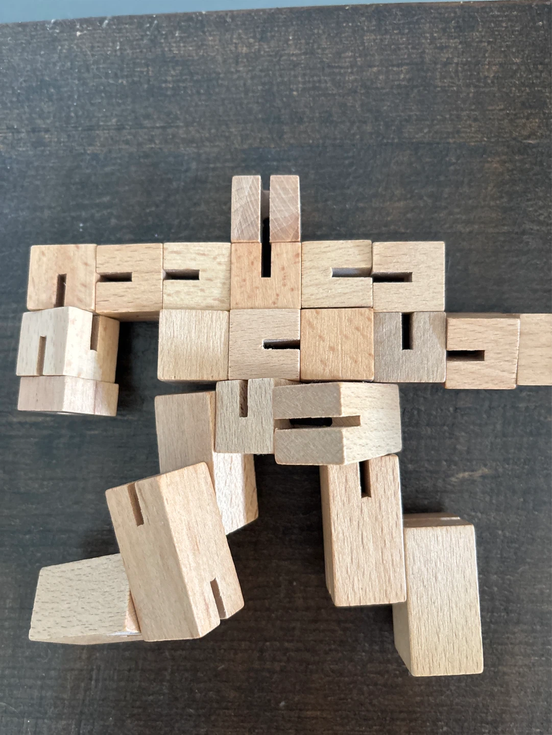 ⚽️Wooden Robot Puzzle Toy