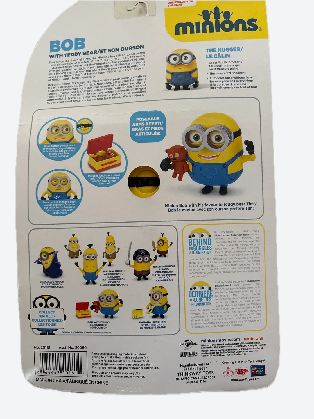 Minions Bob with Teddy Bear Action Figure - photo 3