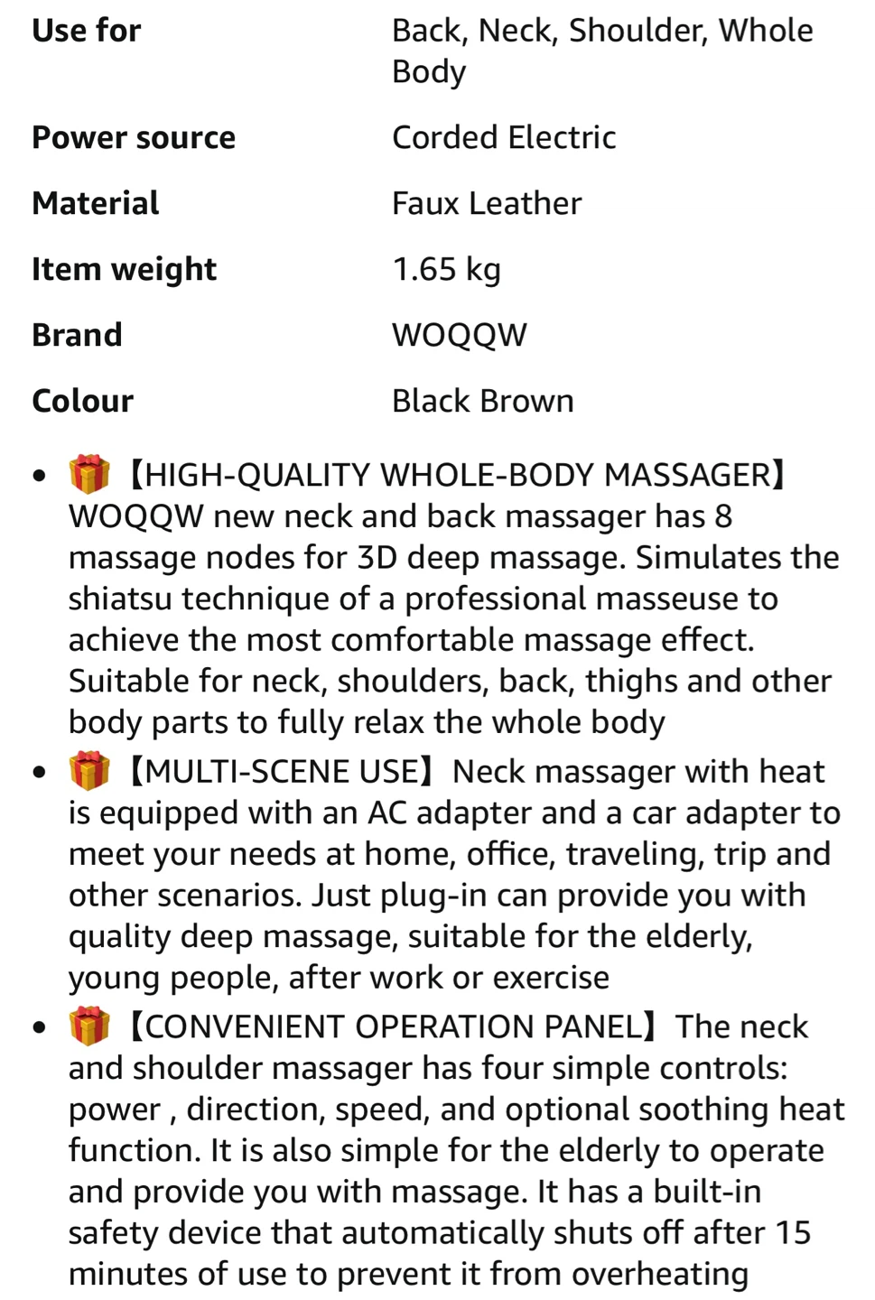 Neck ⚽️and Shoulder Massager with Heat - photo 4