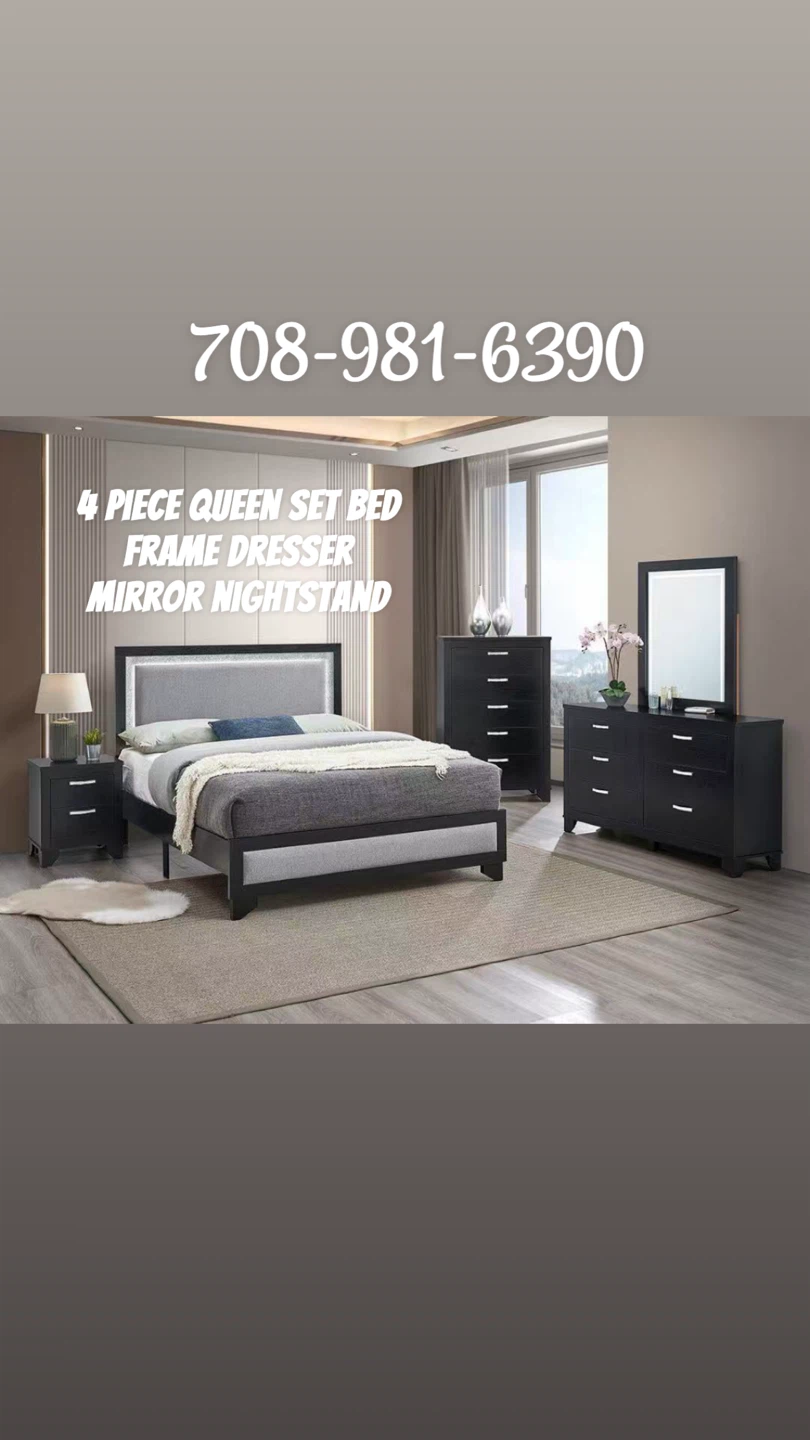 4 Piece Queen Bedroom Set