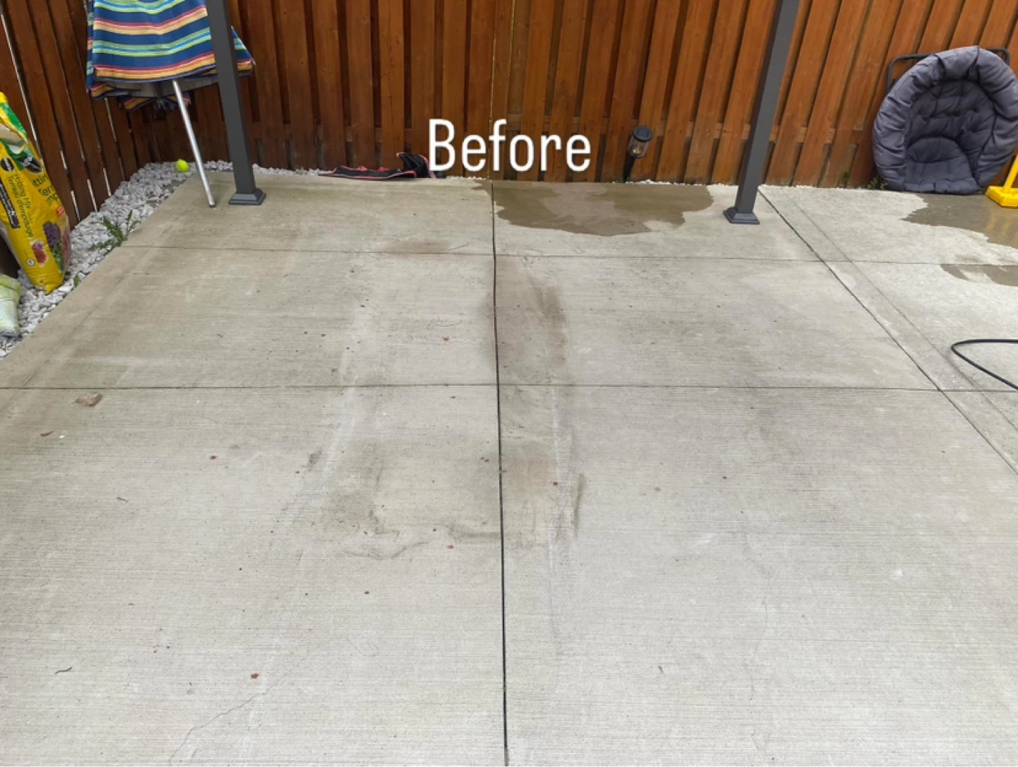 Pressure washing