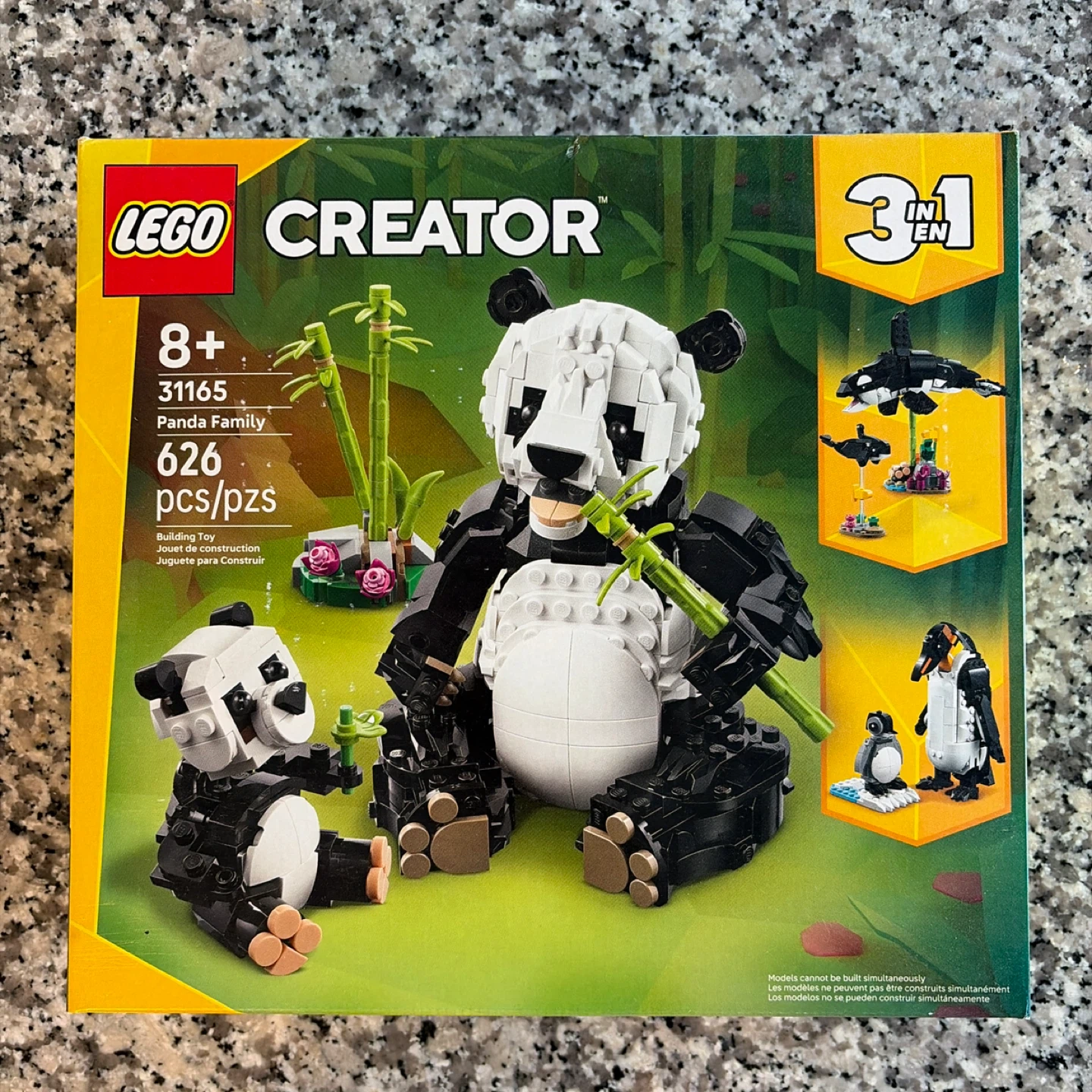 LEGO Creator 3 in 1 Wild Animals Panda Family Set 31165