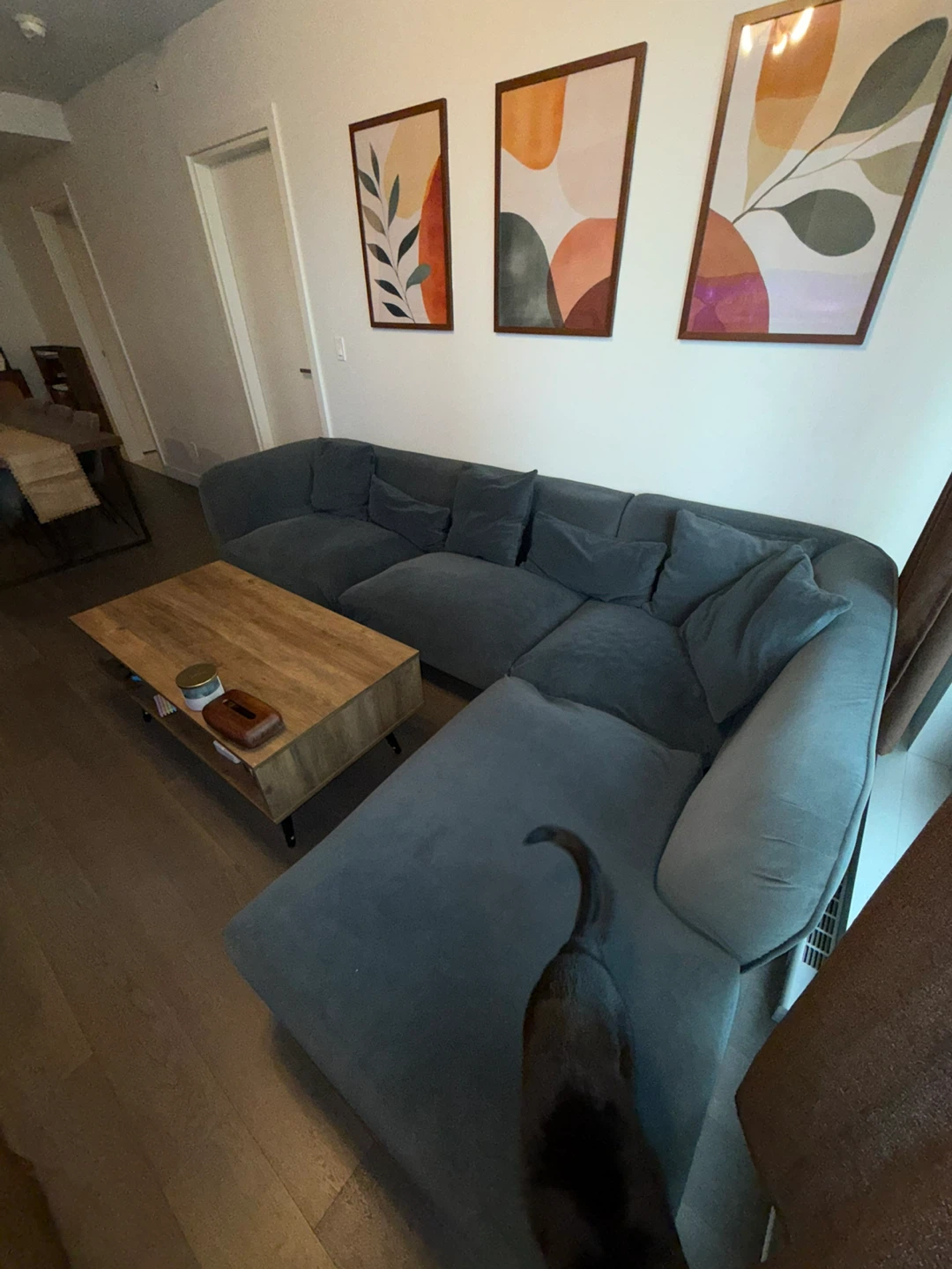 Grey Sectional Sofa - photo 2