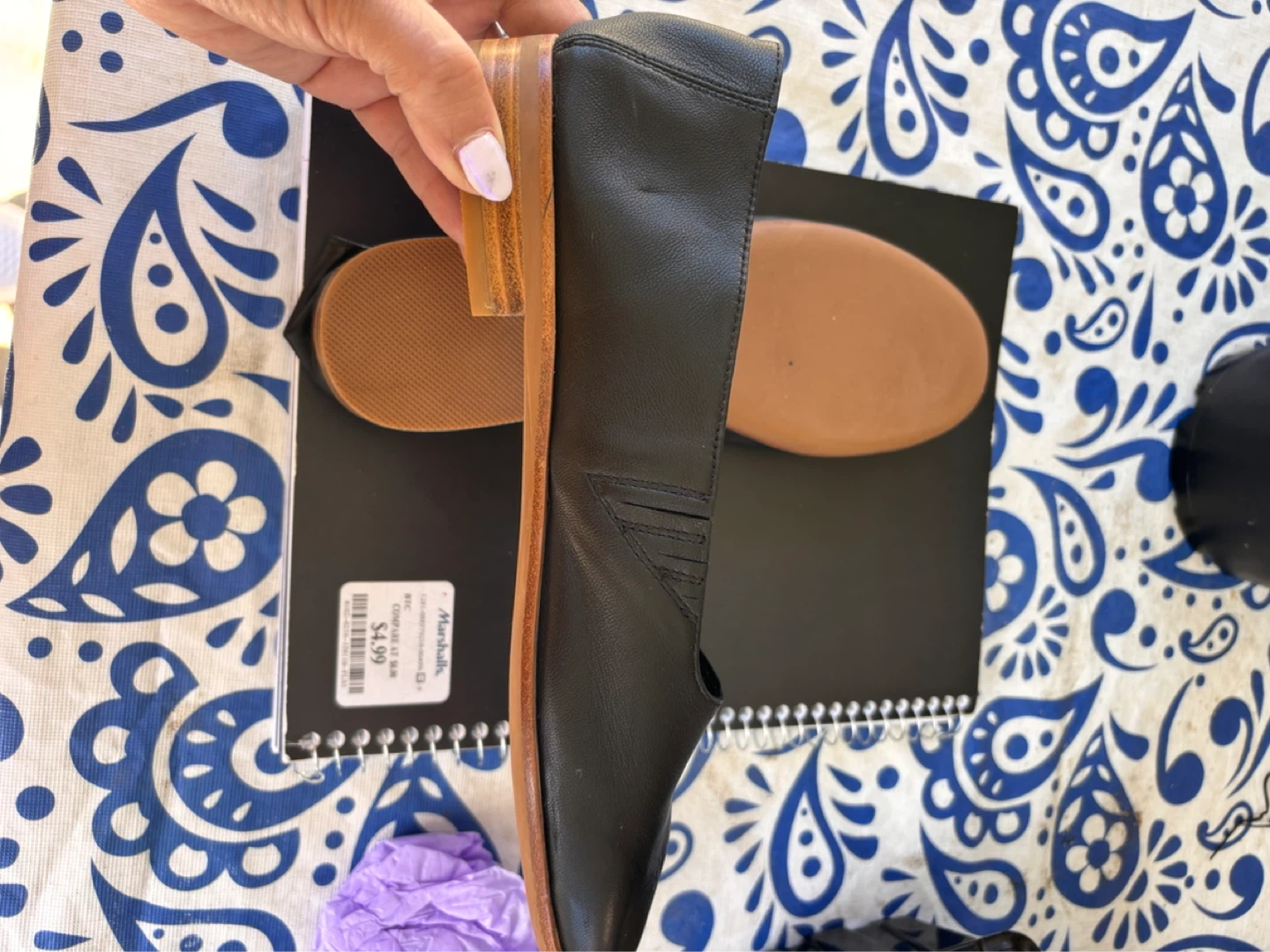Jeffrey Campbell Black Leather Ballet Flats - photo 4