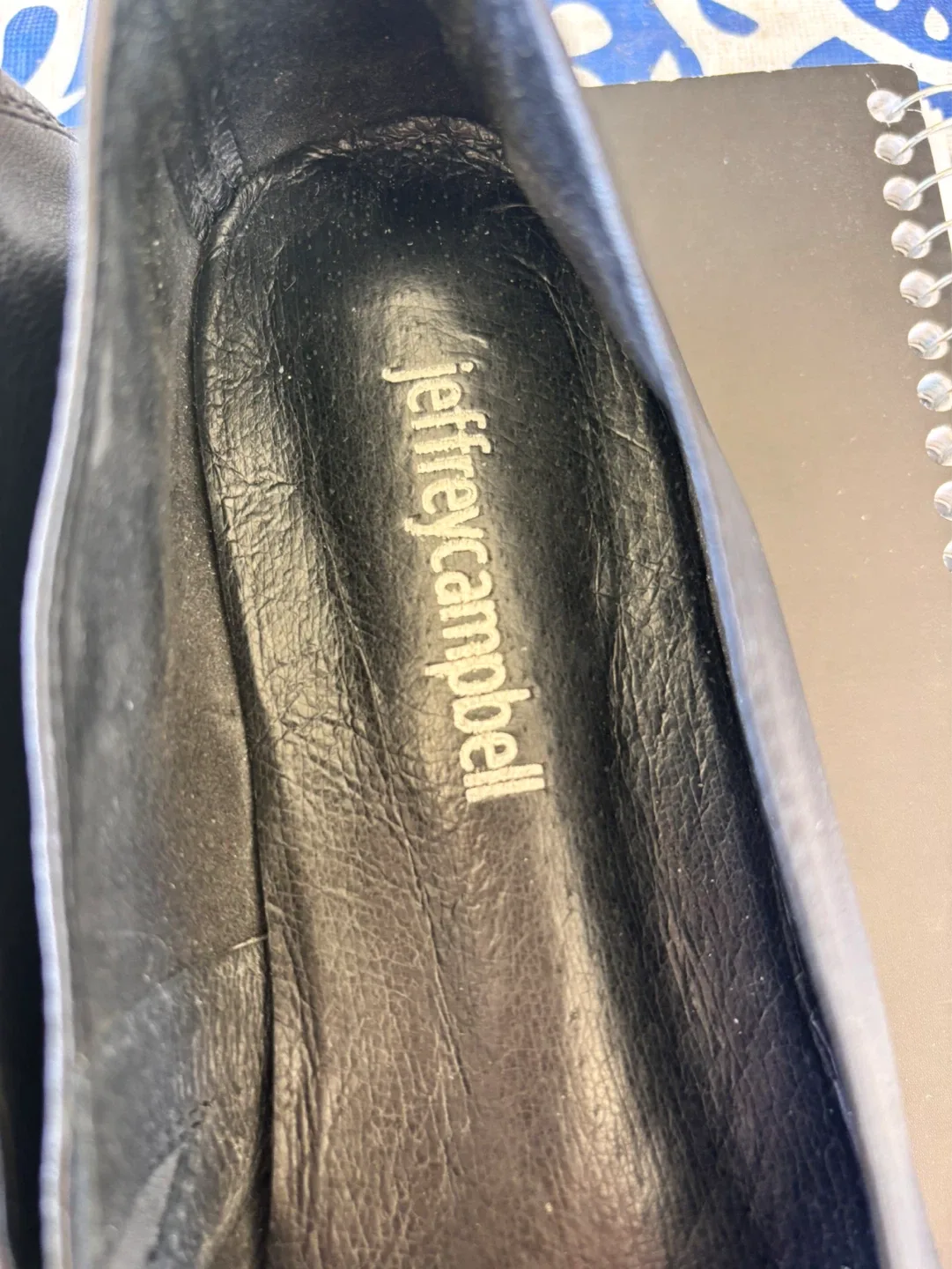 Jeffrey Campbell Black Leather Ballet Flats - photo 2