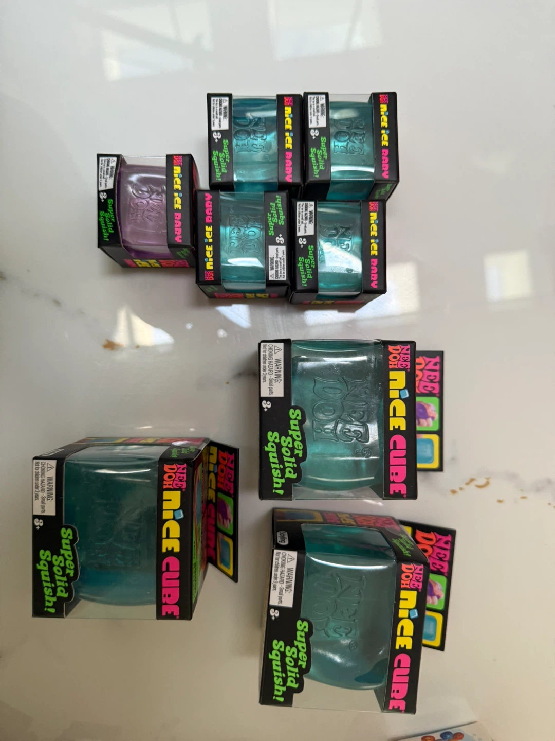 Nee Doh Nice Cube Super Solid Squish Toys