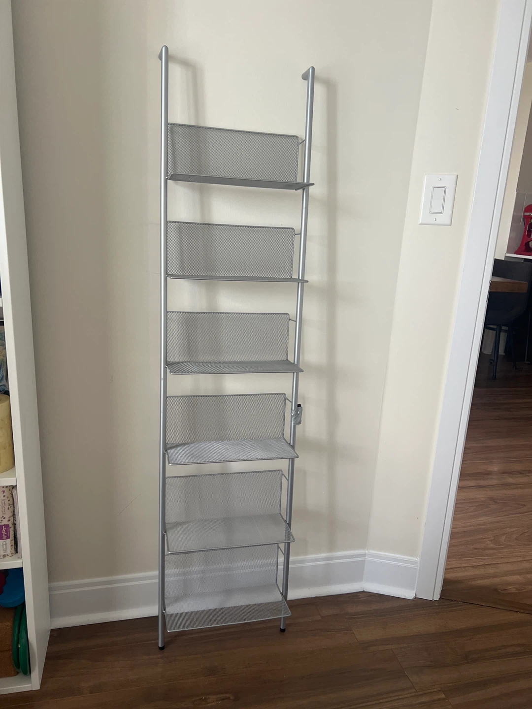 Grey Mesh Magazine Rack Shelf - photo 5
