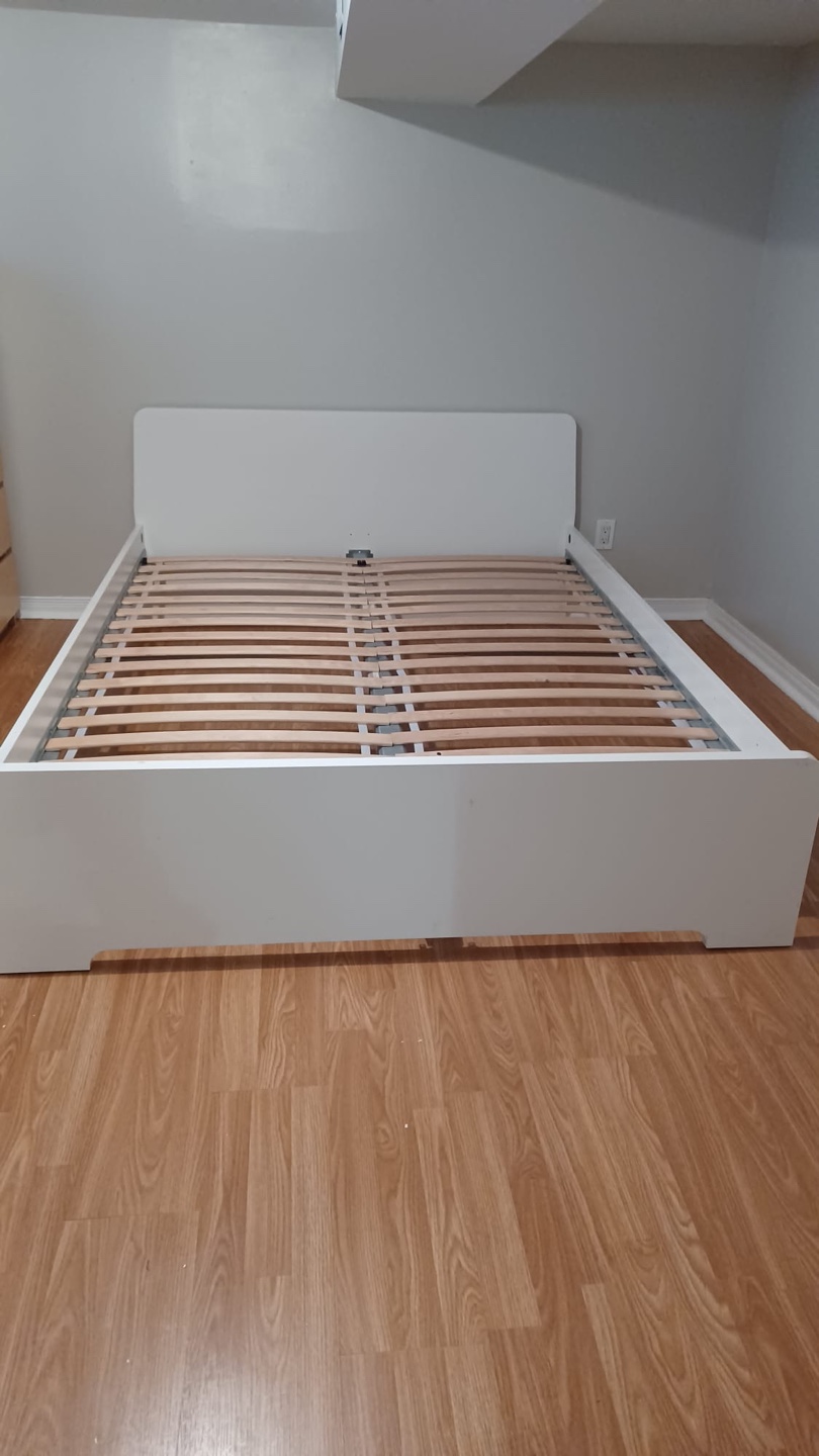 White Modern Bed Frame