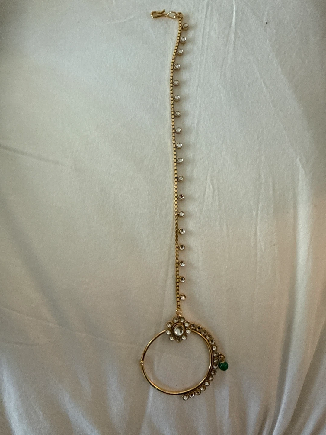 Indian Bridal Jewelry Set with Necklace and Earrings - photo 2