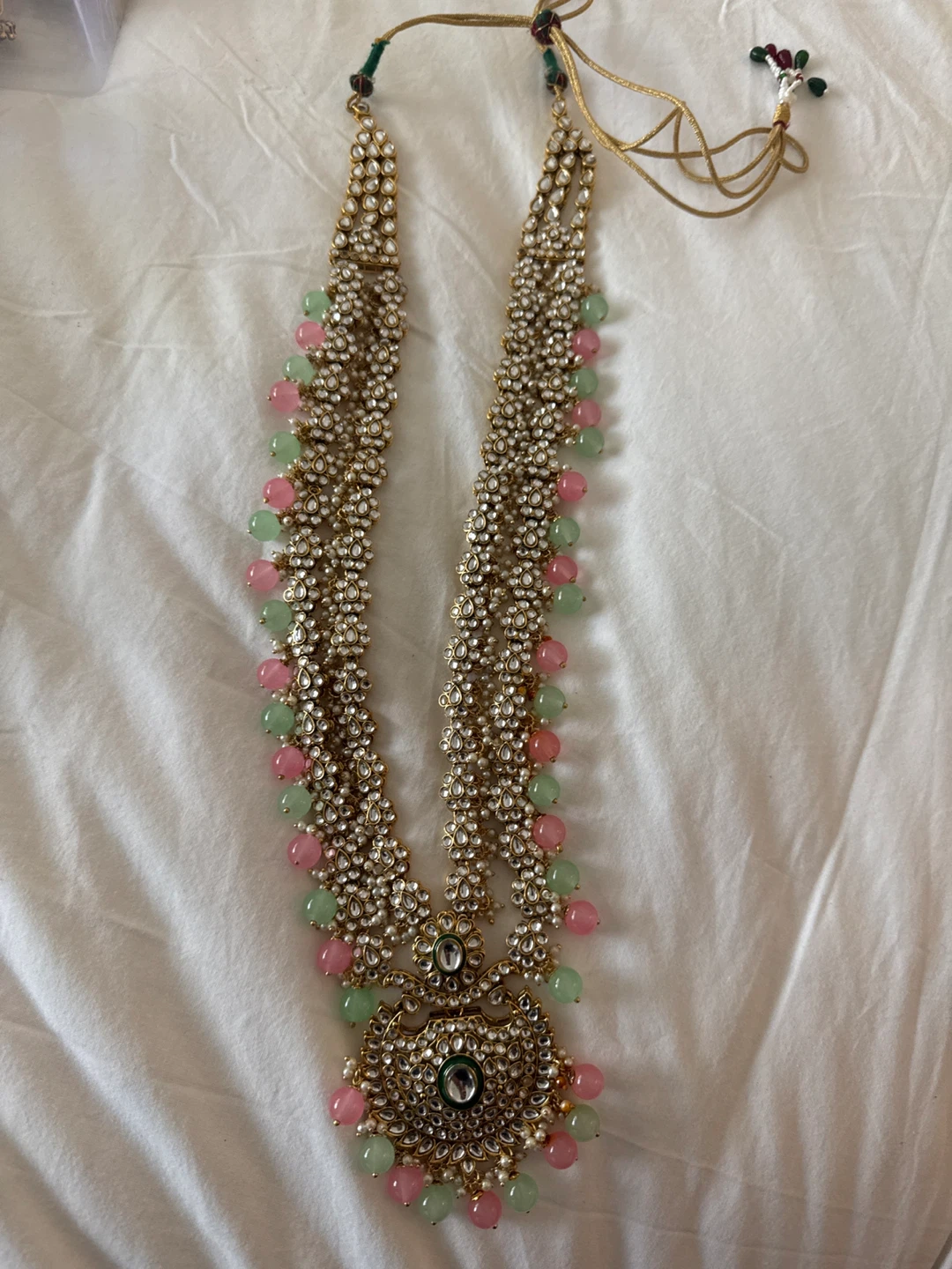 Indian Bridal Jewelry Set with Necklace and Earrings - photo 5