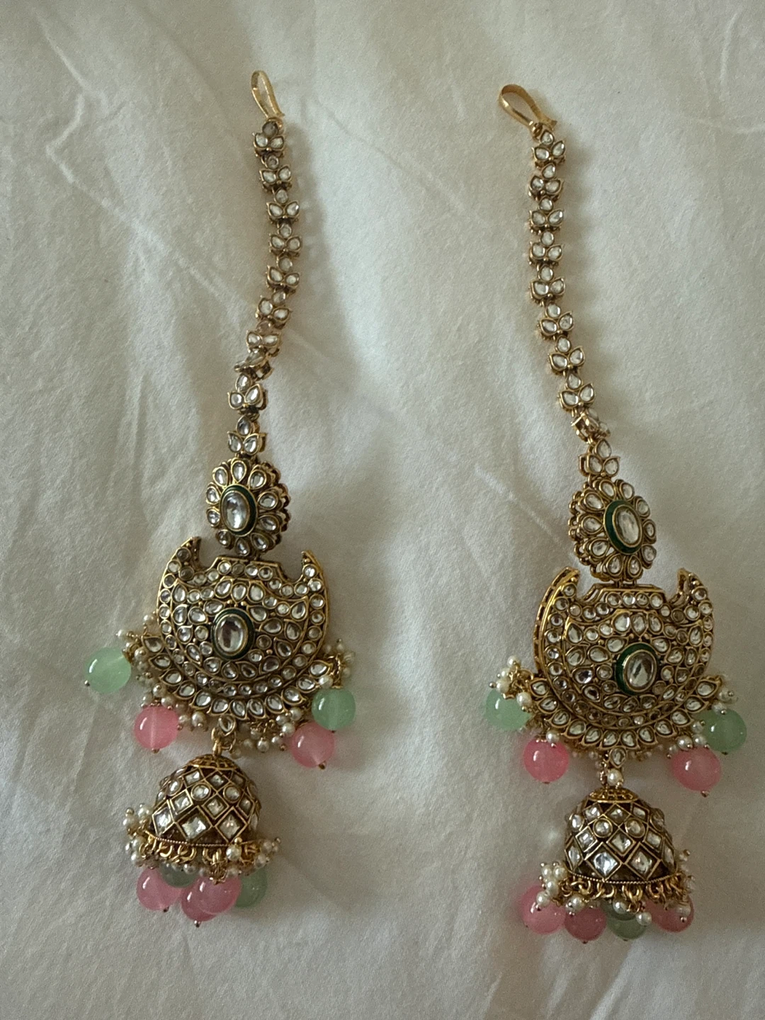 Indian Bridal Jewelry Set with Necklace and Earrings - photo 3