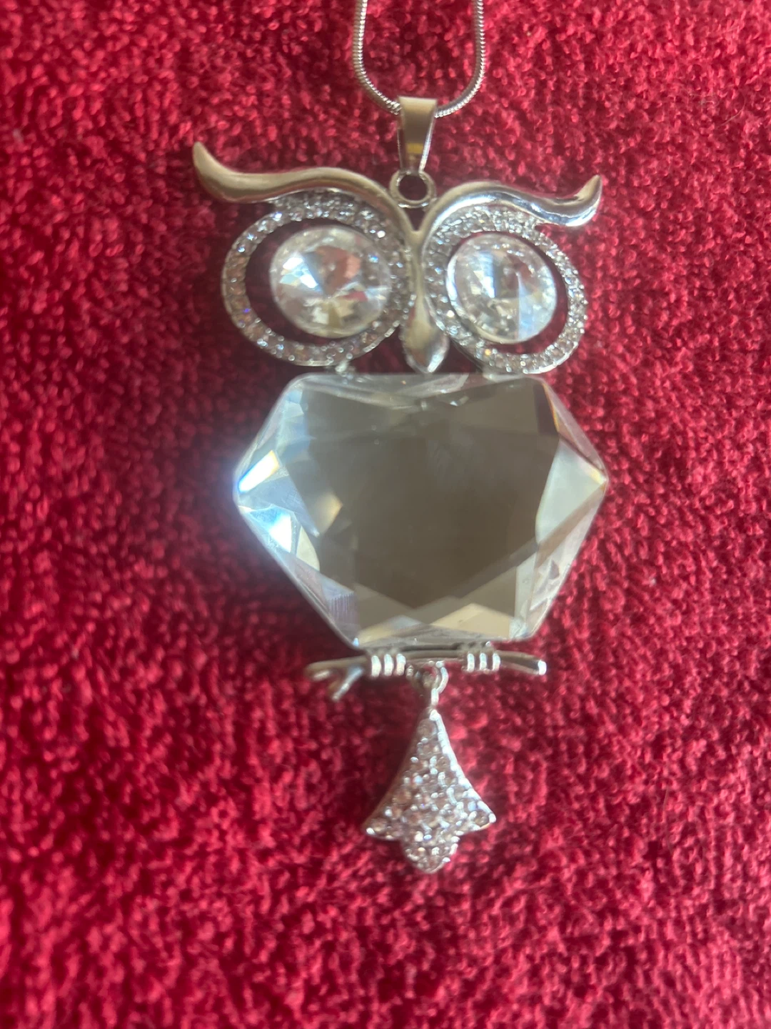 Sparkly Owl Pendant Necklace - photo 3
