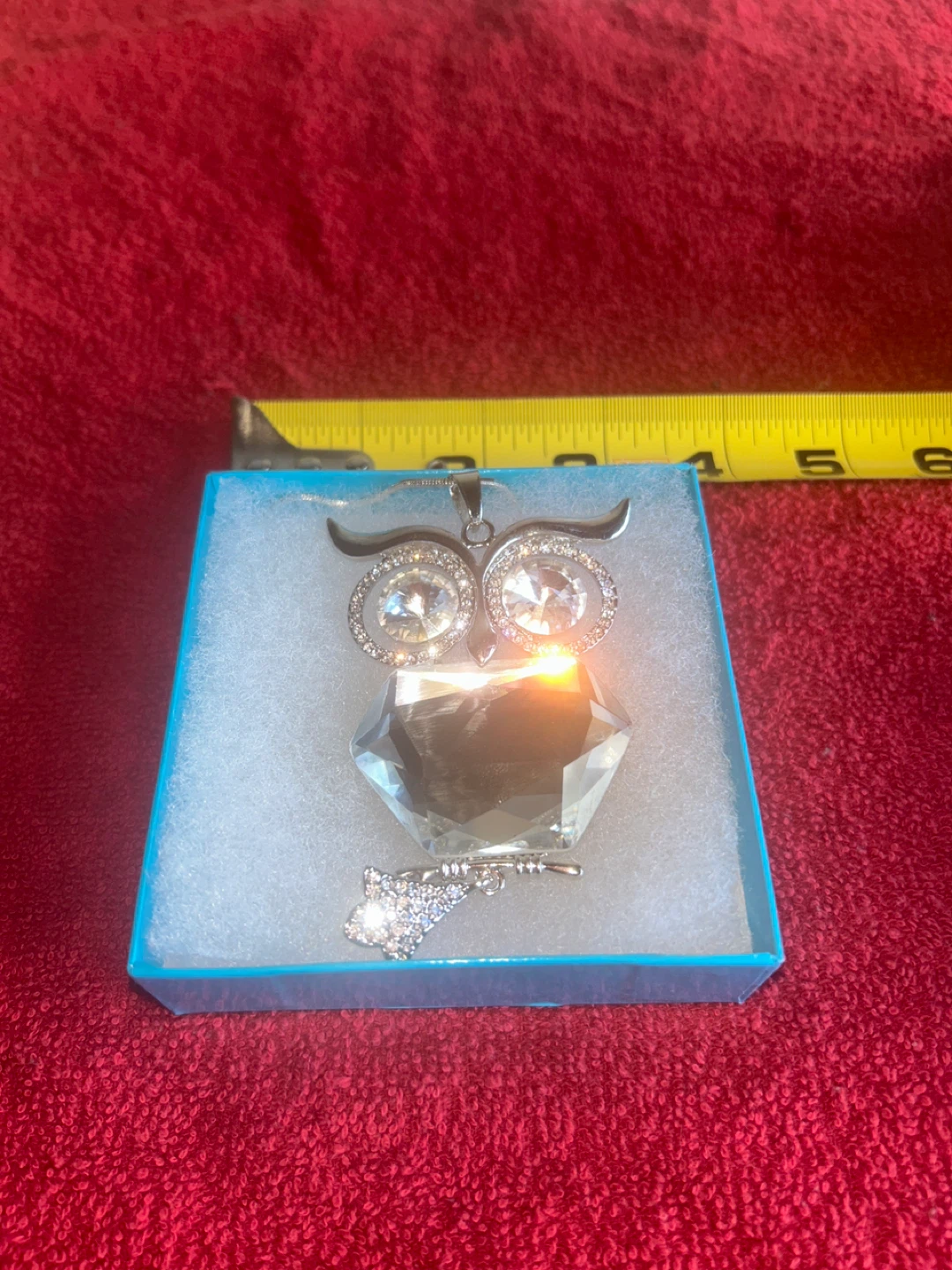 Sparkly Owl Pendant Necklace - photo 2