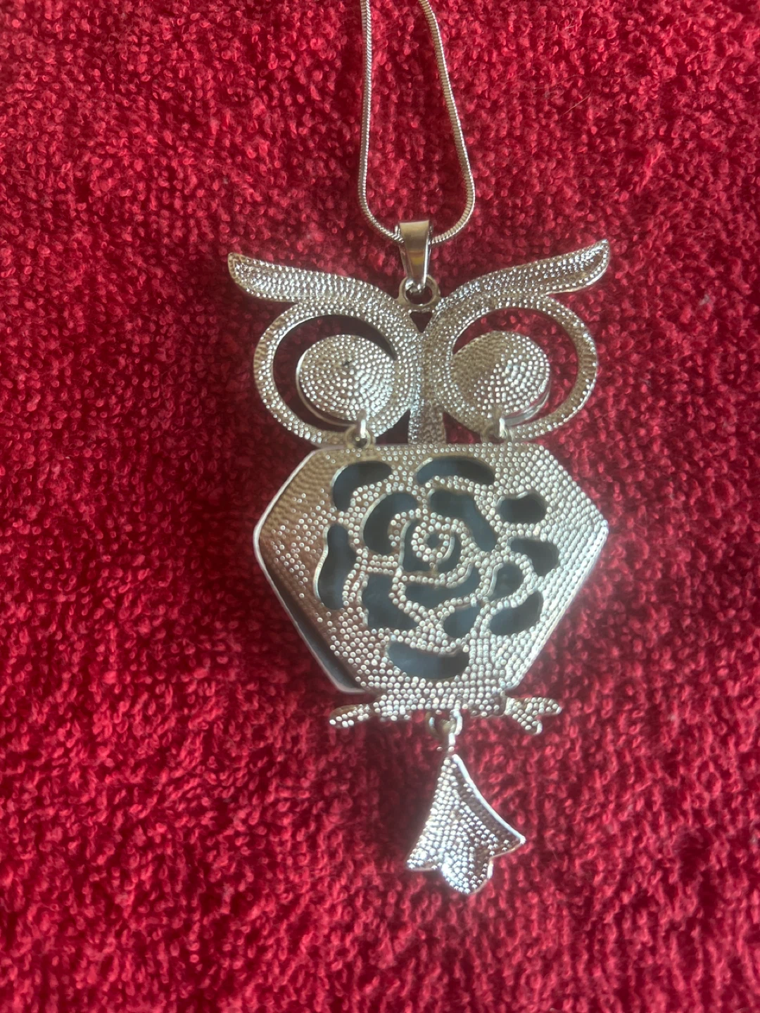 Sparkly Owl Pendant Necklace - photo 4