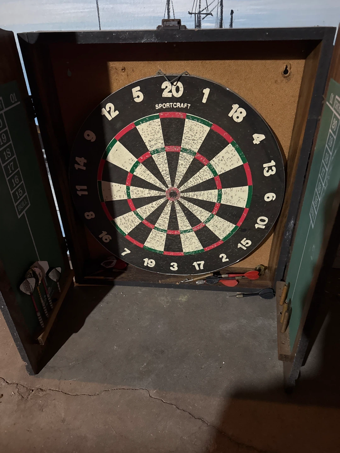 Sportcraft Dartboard Cabinet - photo 2