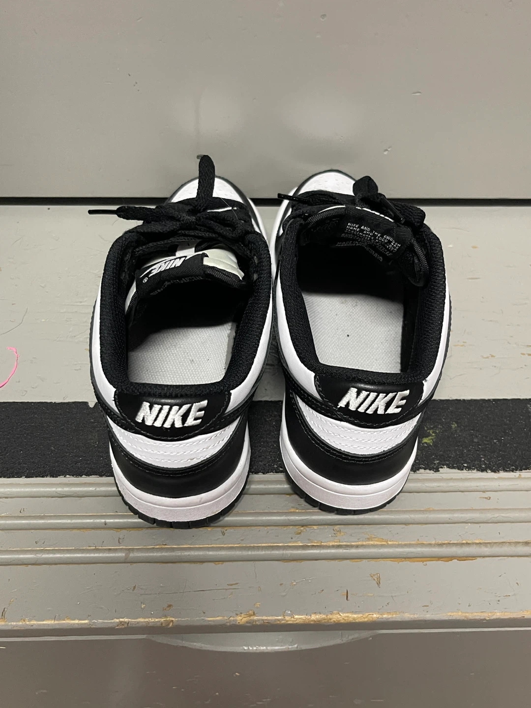 Nike Dunk Low Black White GS Youth Shoes - photo 3