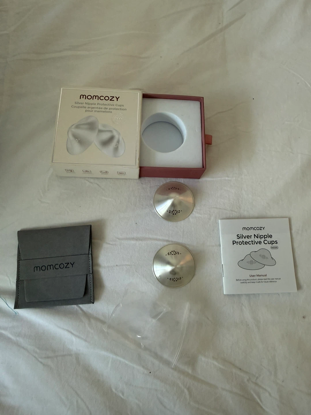 Momcozy Silver Nipple Protective Cups