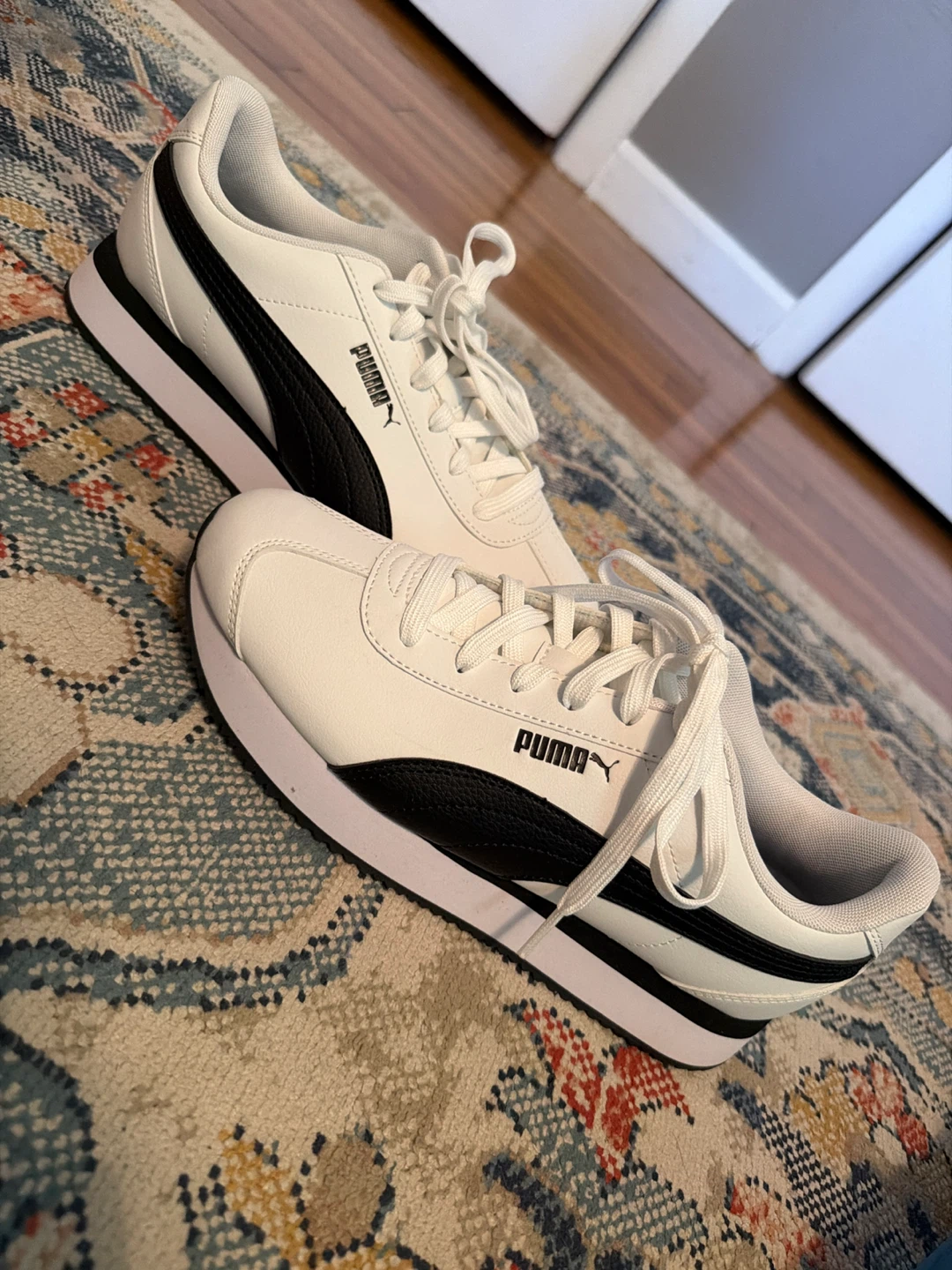 Puma White and Black Sneakers - photo 2