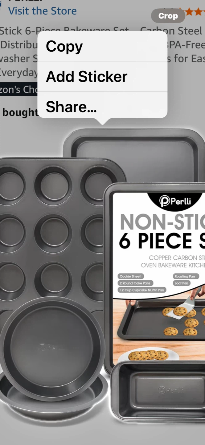 Perlli 6 Piece Non-Stick Carbon Steel Bakeware Set - photo 5