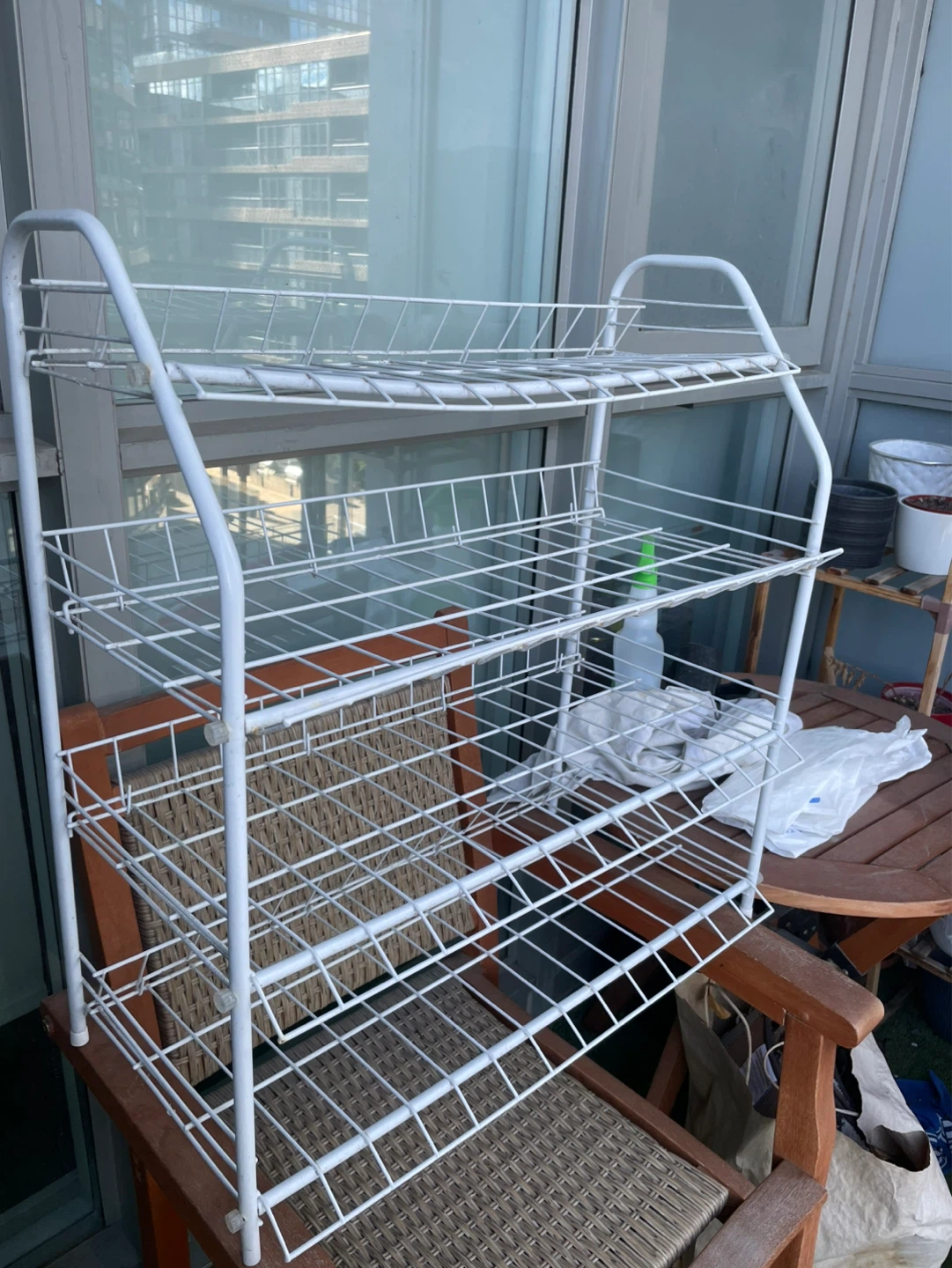 White Wire 3-Tier Drying Rack