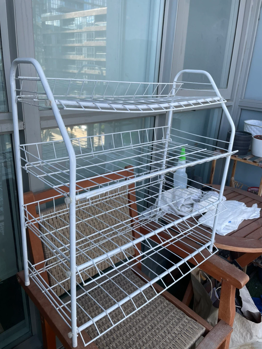 White Wire 3-Tier Drying Rack - photo 2