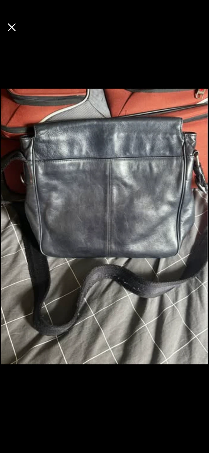 Coach Leather Messenger Bag