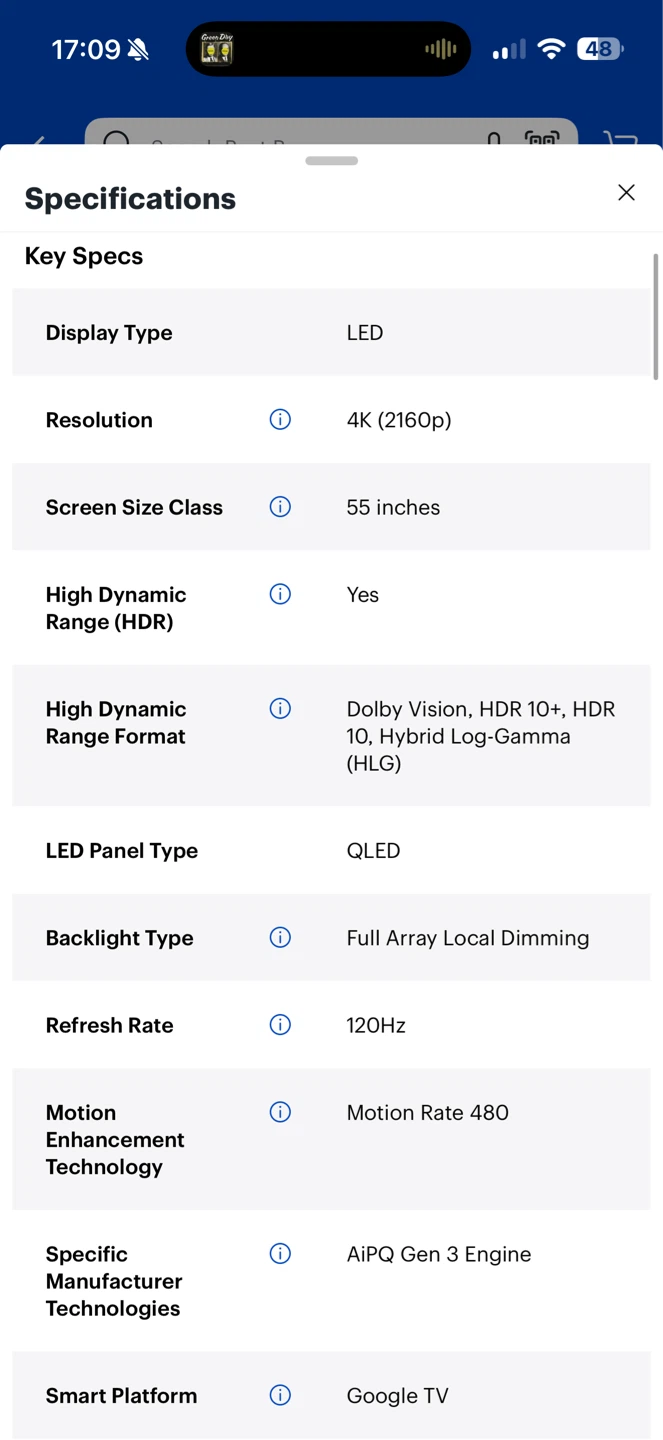TCL 55" QLED 4K UHD Smart TV with Google TV - photo 3