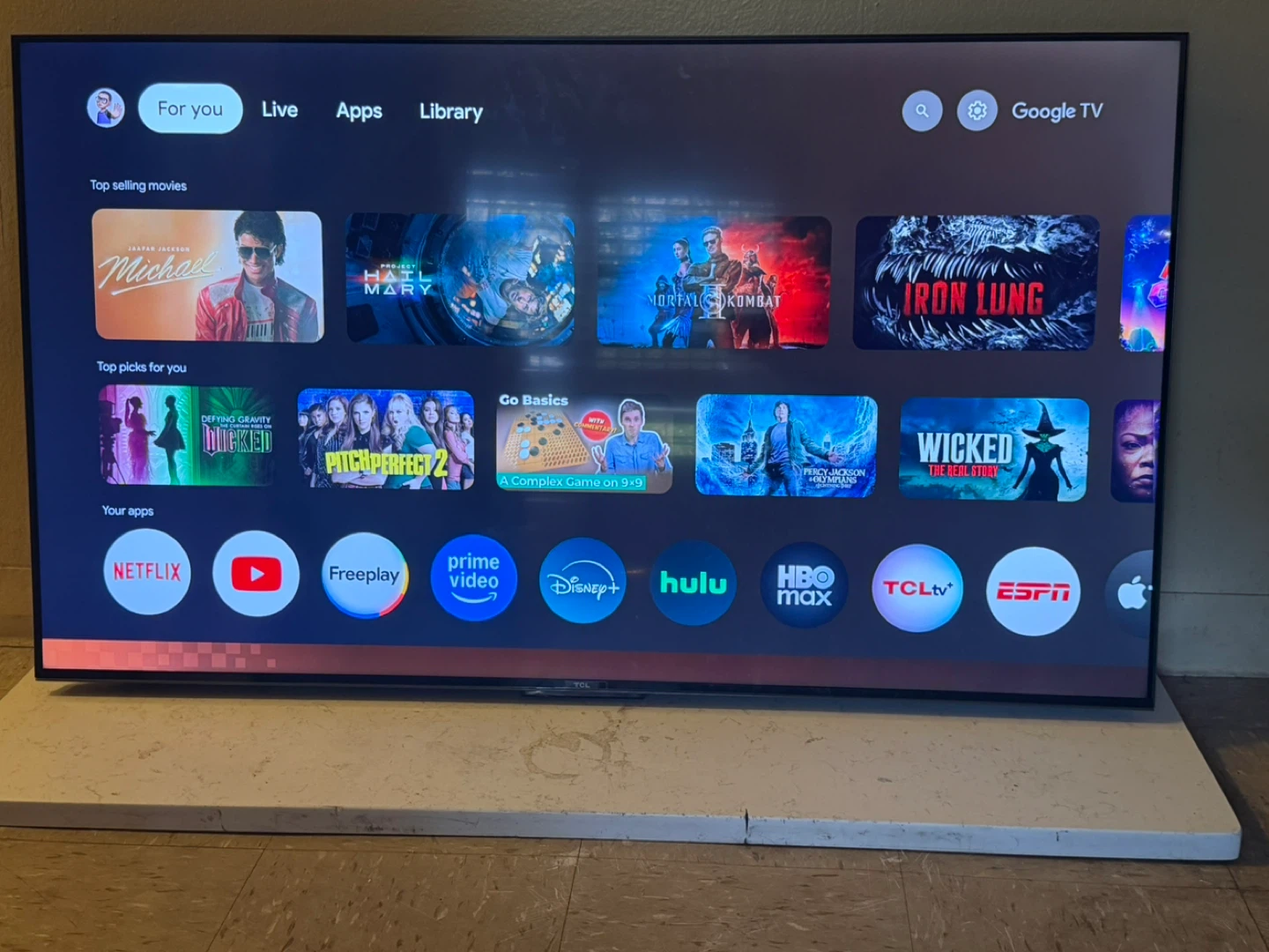 TCL 55" QLED 4K UHD Smart TV with Google TV - photo 5