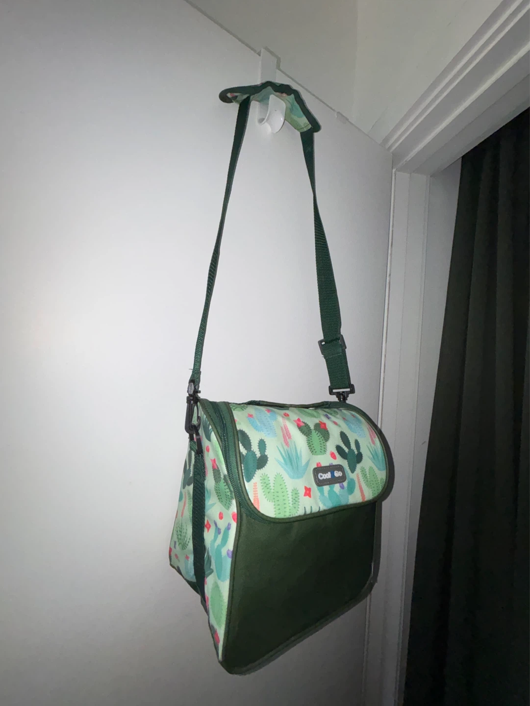 ⚽️ cactus print insulated lunch bag