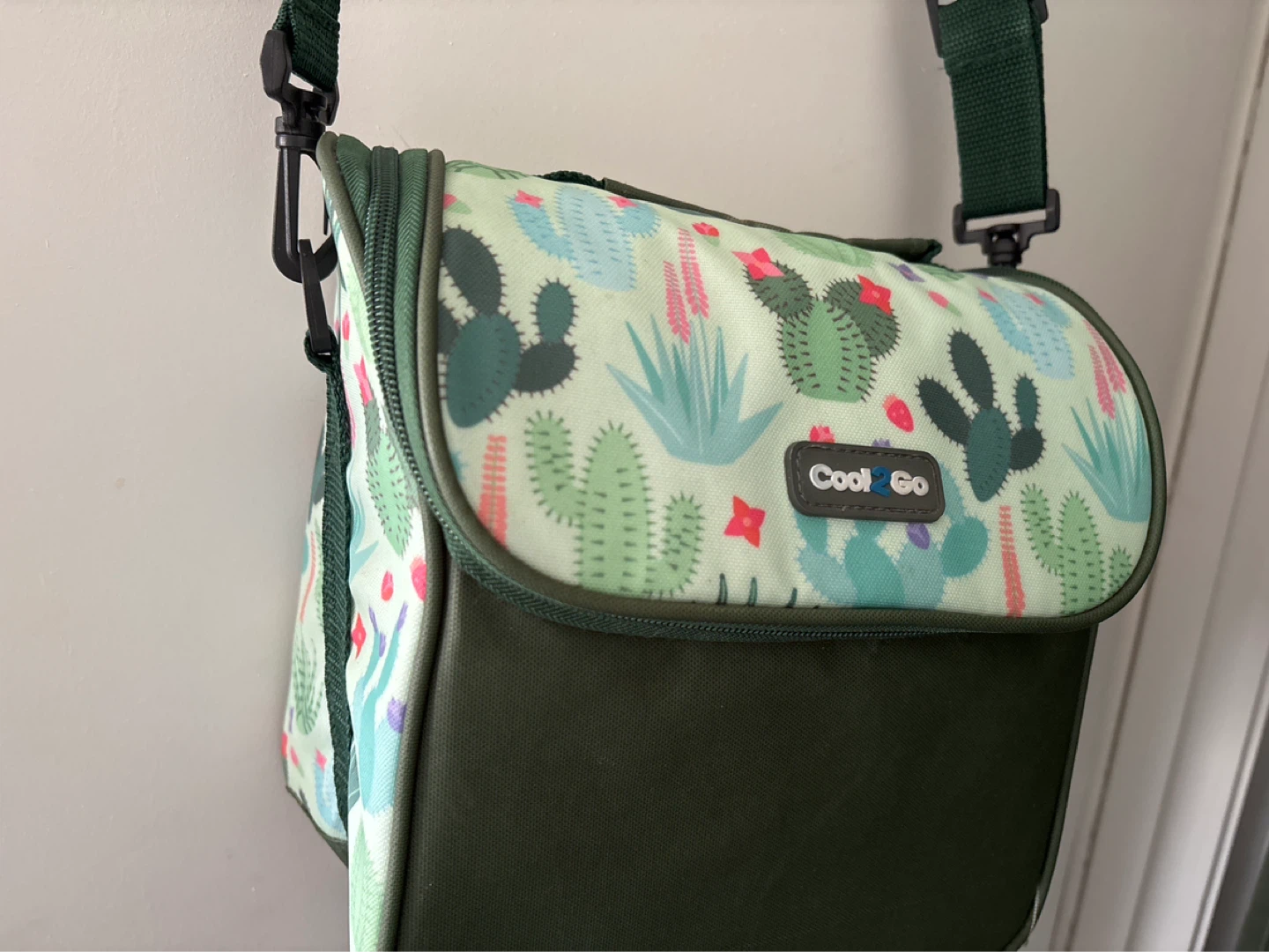 ⚽️ cactus print insulated lunch bag - photo 2