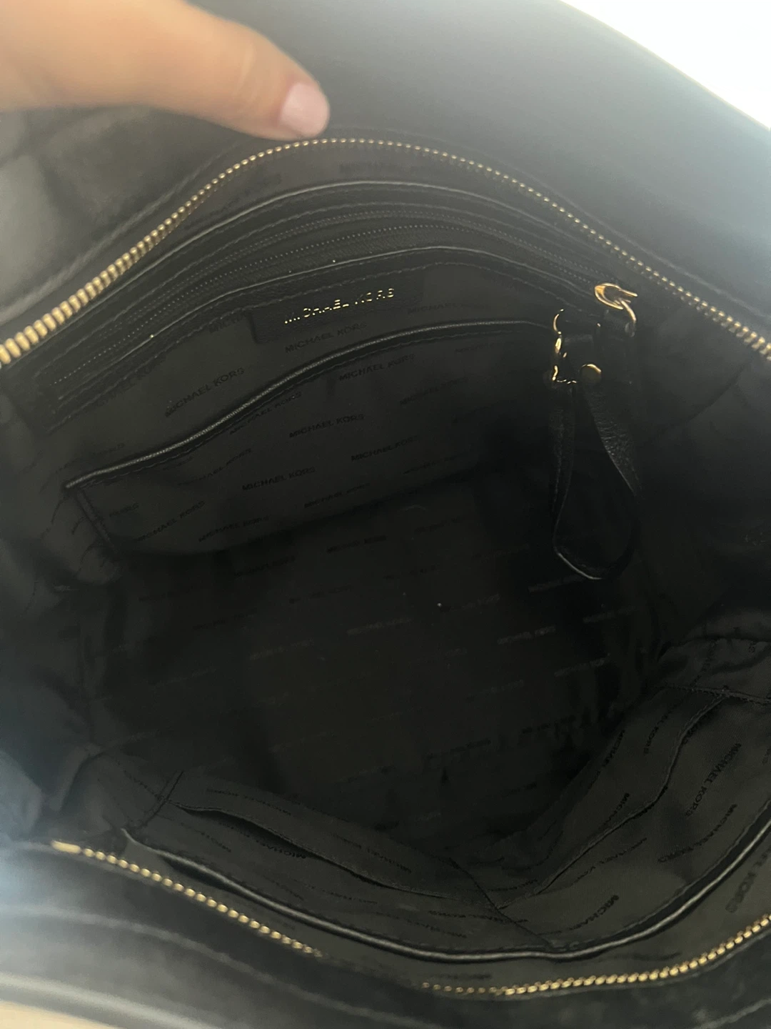 Michael Kors Black Leather Satchel Handbag - photo 2