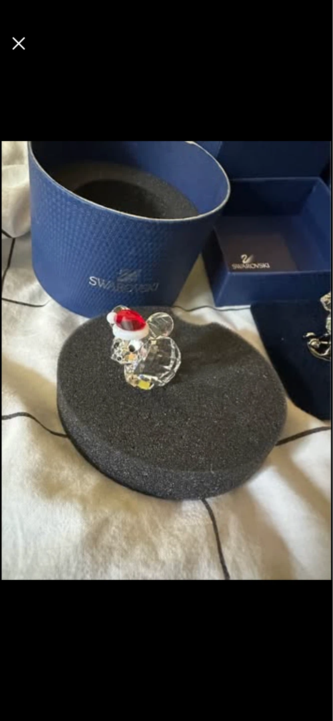 Swarovski Crystal Mickey Mouse Figurine
