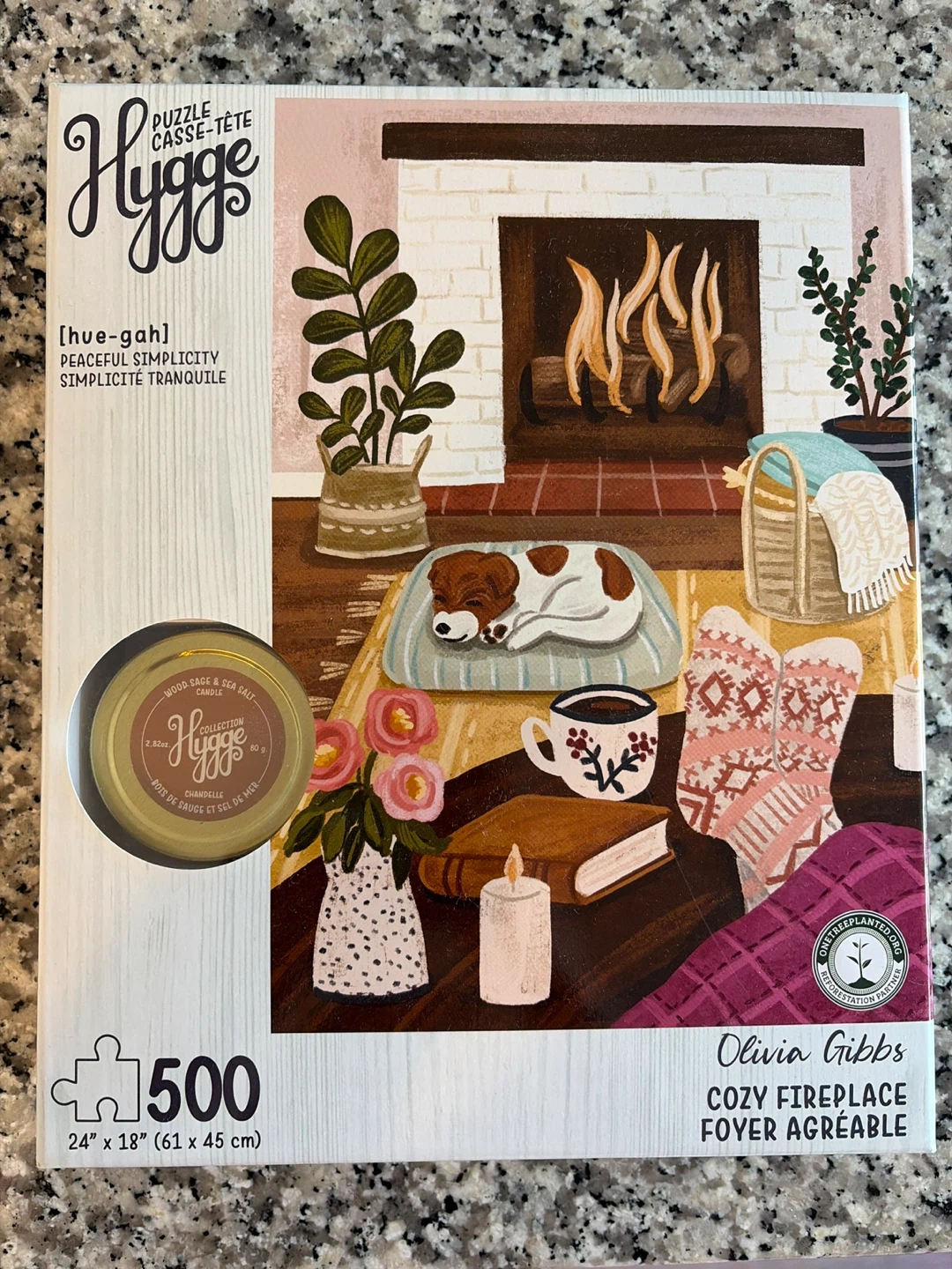 500 Piece Puzzle & Candle Set ⚽