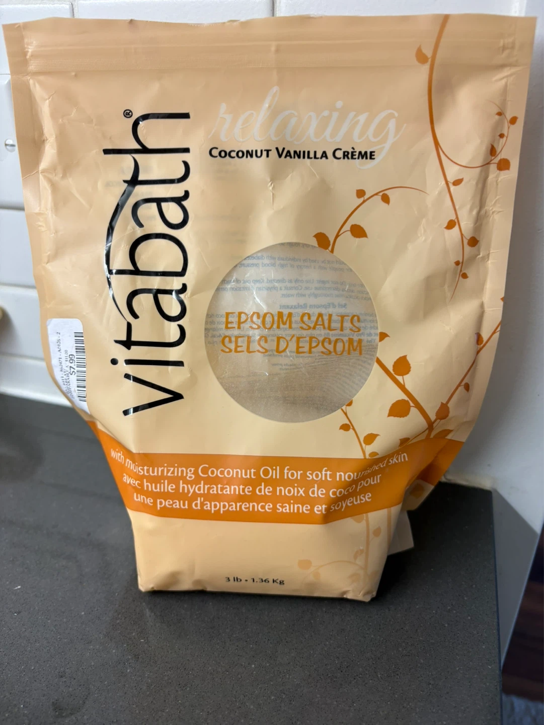 Epsom Bath salt 1.2lbs left