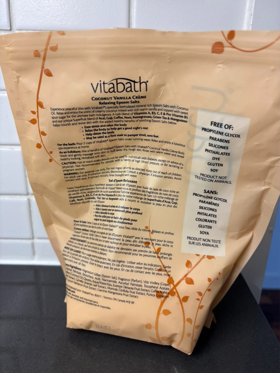 Epsom Bath salt 1.2lbs left - photo 2