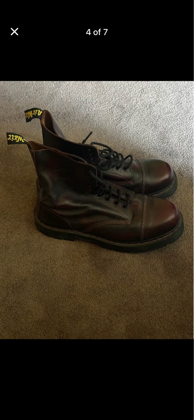 Dr. Martens 1460 Combat Boot 10 Hole Cherry Dr Martens - photo 4