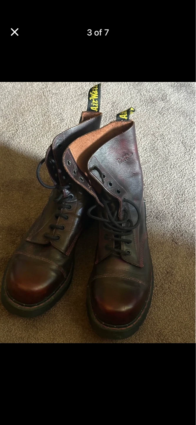 Dr. Martens 1460 Combat Boot 10 Hole Cherry Dr Martens - photo 5