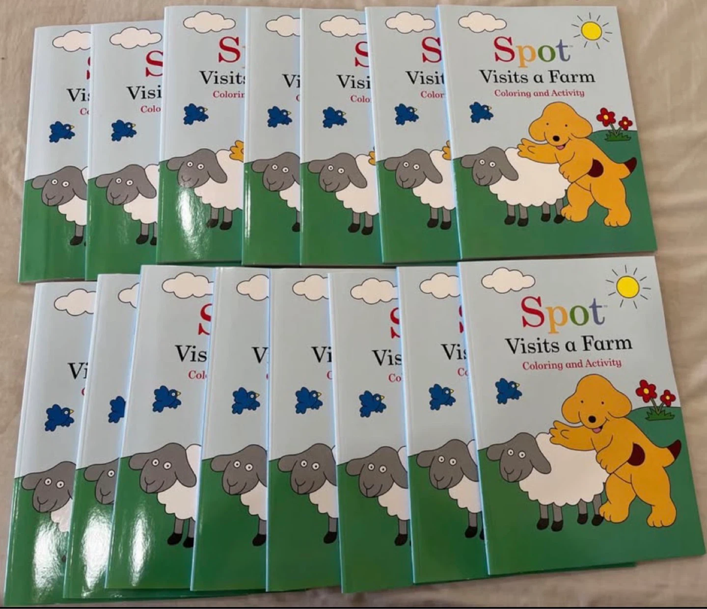 Spot Visits a Farm Coloring and Activity Book⚽️
