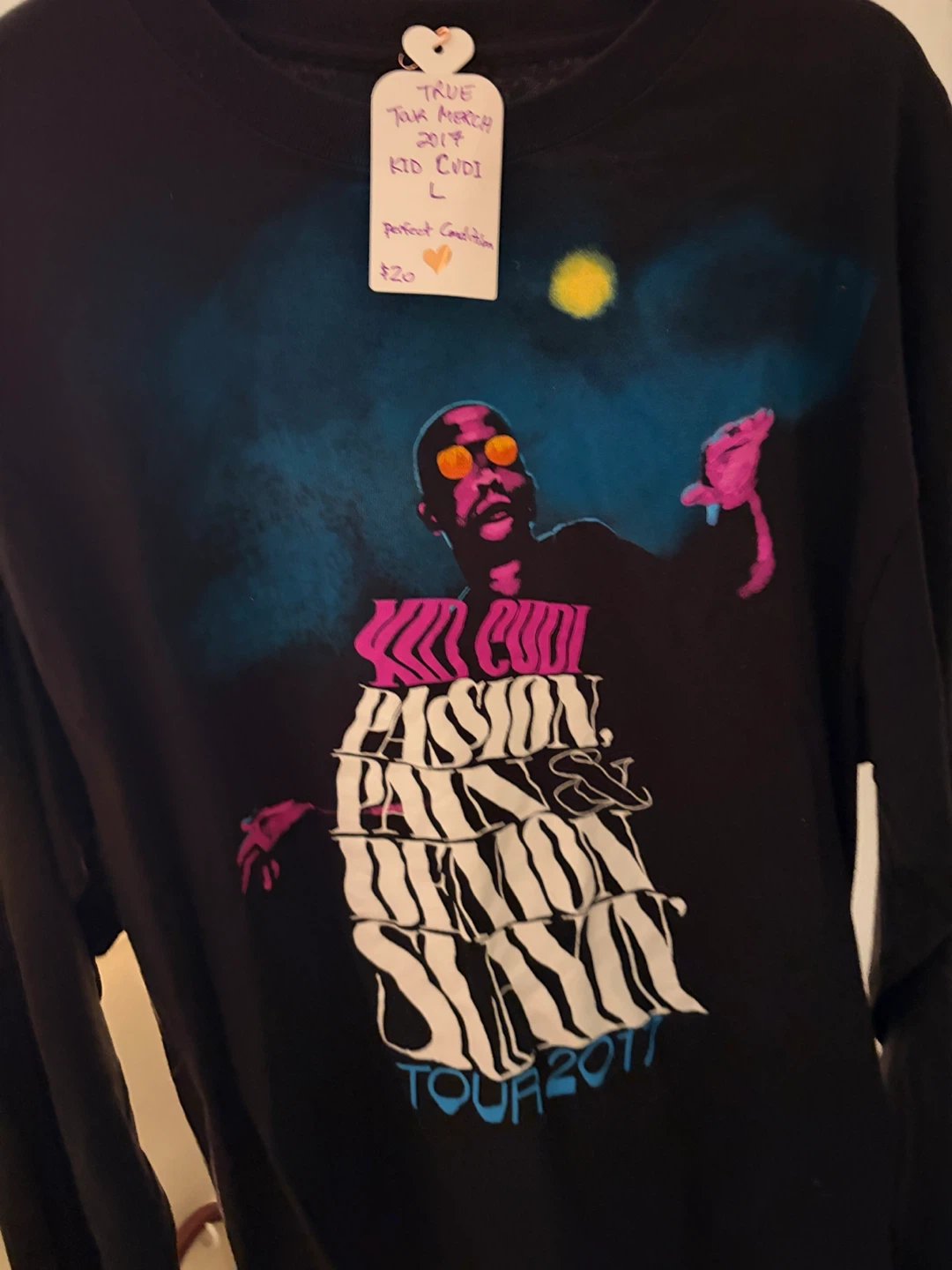 Kid Cudi Passion, Pain & Demon Slayin Tour 2017 Merch T-Shirt