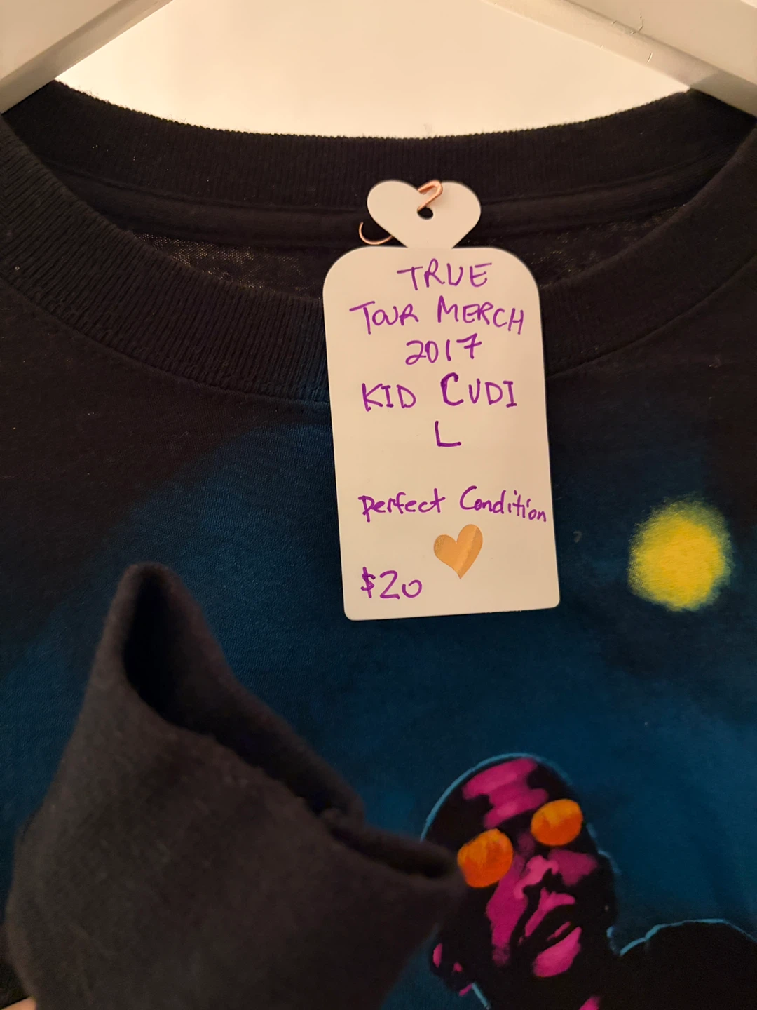 Kid Cudi Passion, Pain & Demon Slayin Tour 2017 Merch T-Shirt - photo 3