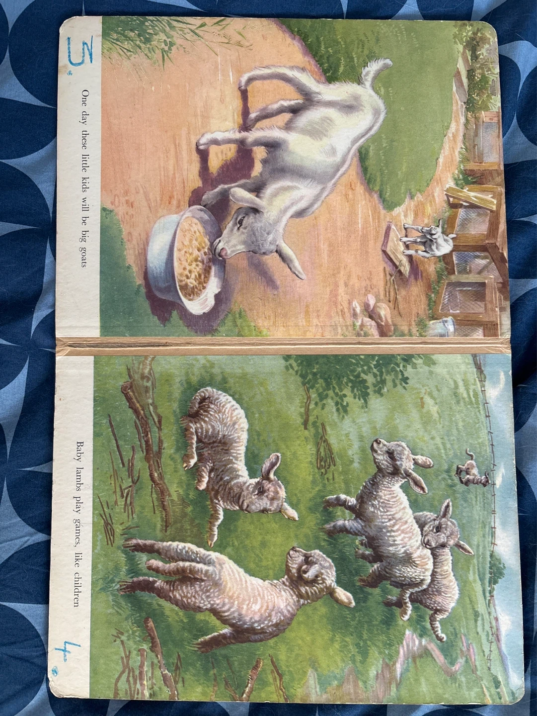 ⚽️Vintage Baby Animals Children's Book Hardcover - photo 3