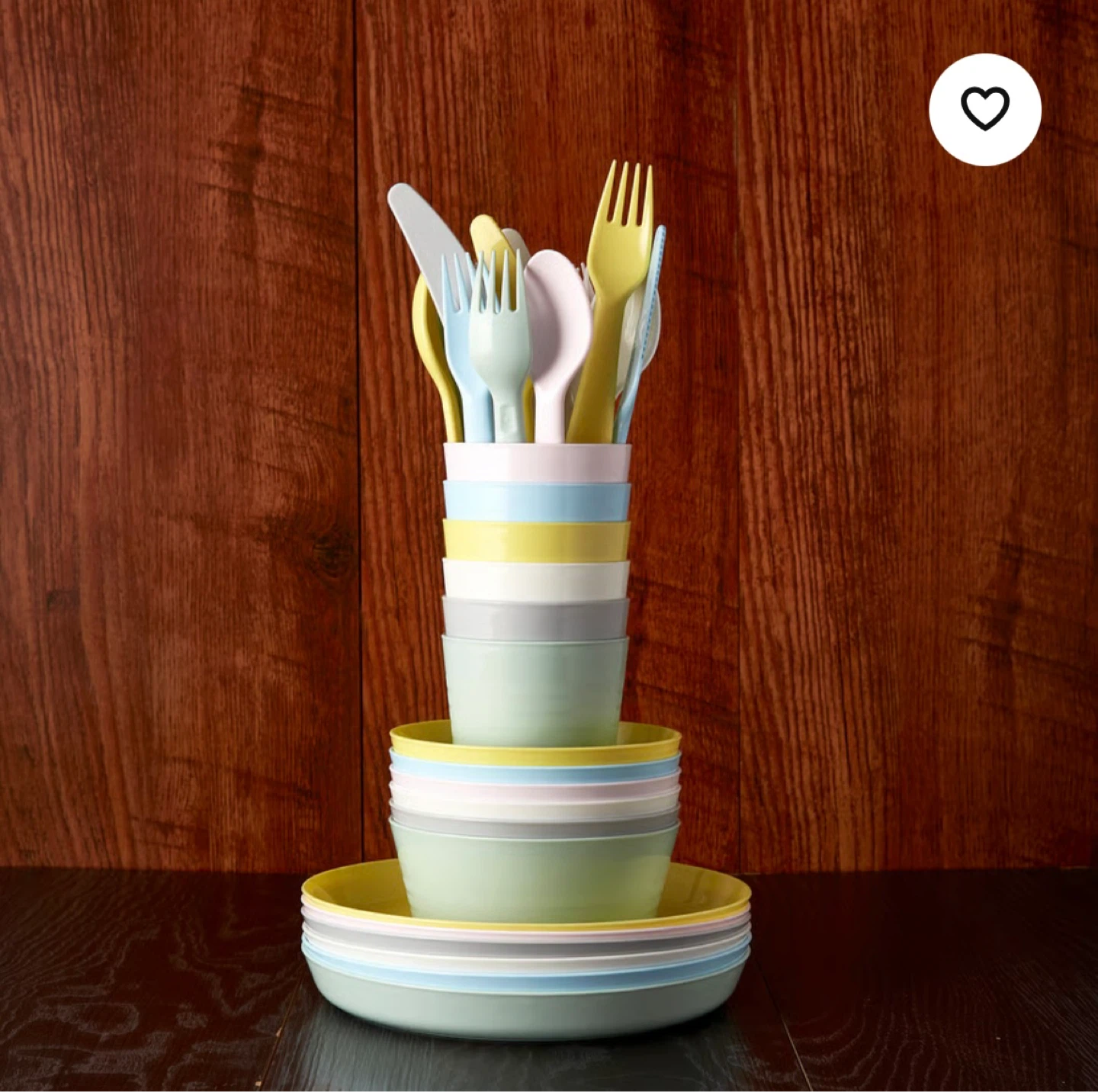 10 sets of plates, cups forks spoons brand new - photo 3