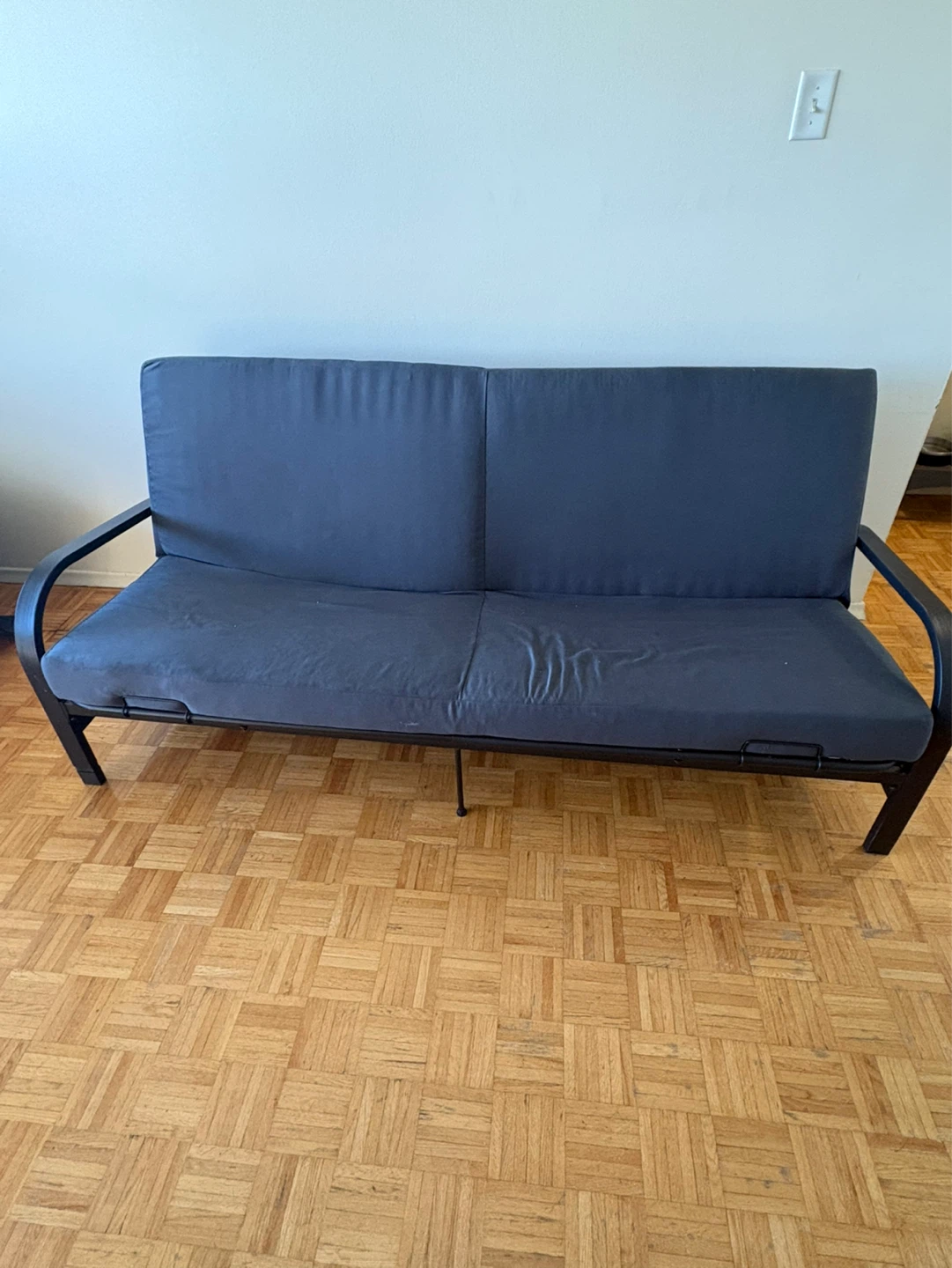 Dark Grey Futon Sofa