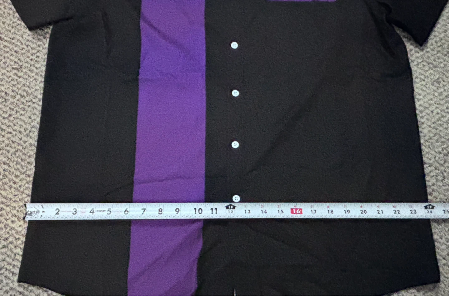 ⚽️Black & Purple Bowling Shirt - photo 5