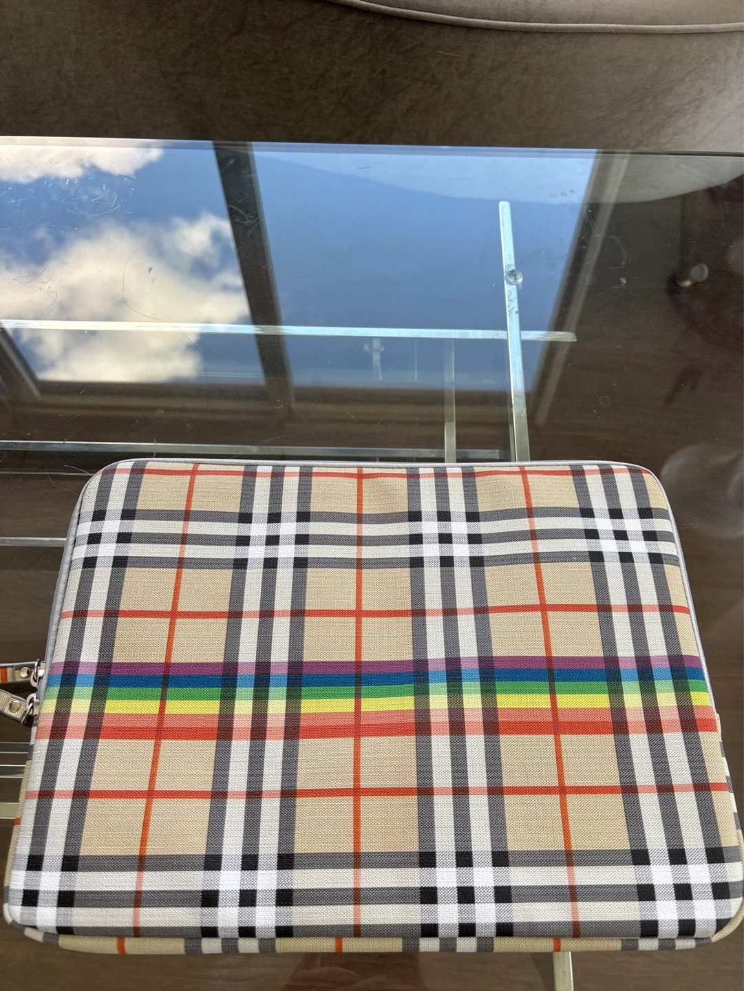 Burberry Nova Check Rainbow Laptop Sleeve - photo 2