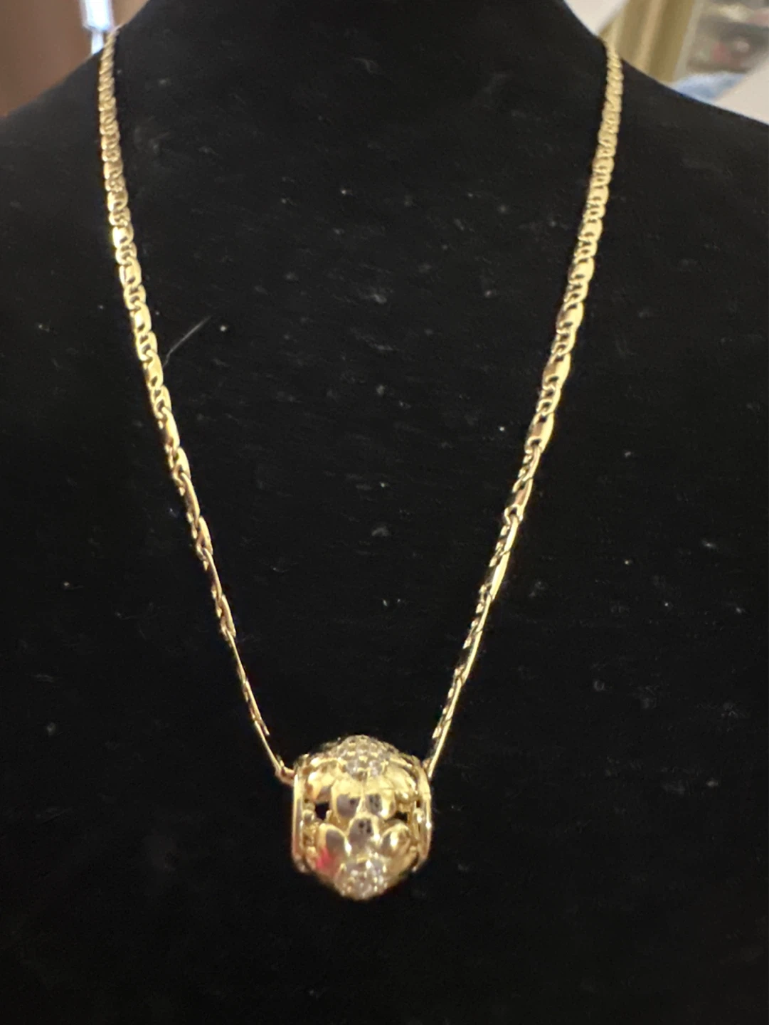 14k Gold laminated  Necklace with Pendant