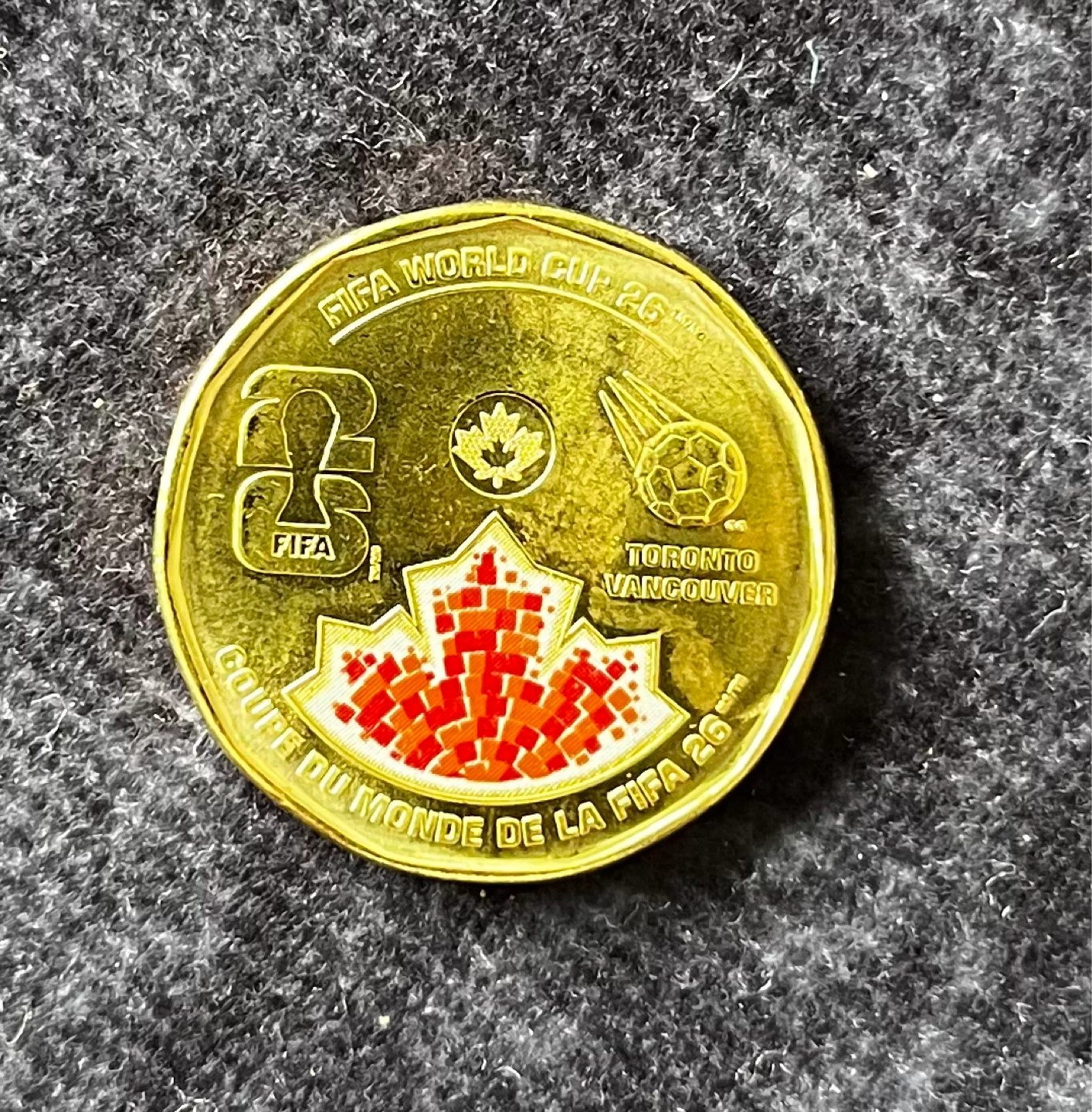 FIFA World Cup 2026 Canada Souvenir Coin