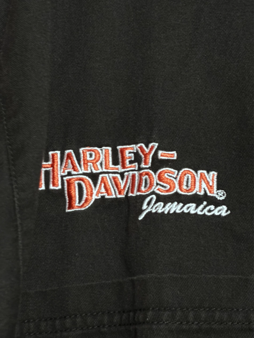 ⚽️Harley-Davidson Jamaica Short Sleeve Button-Up Shirt - photo 5