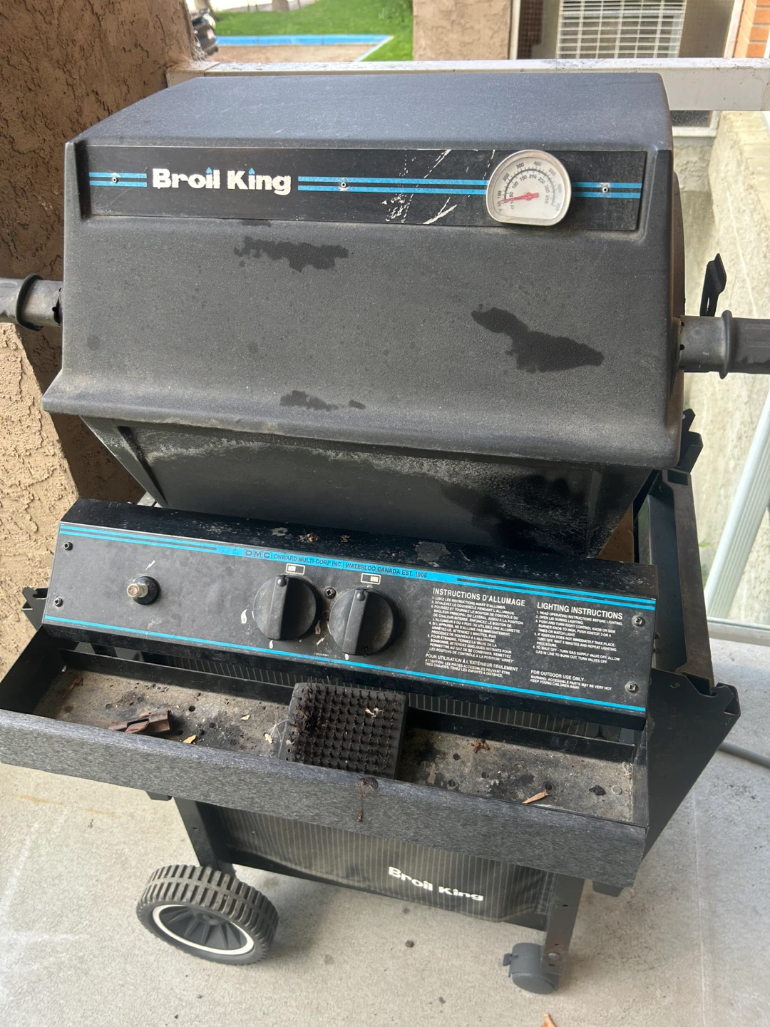 Royal King barbeque natural gas