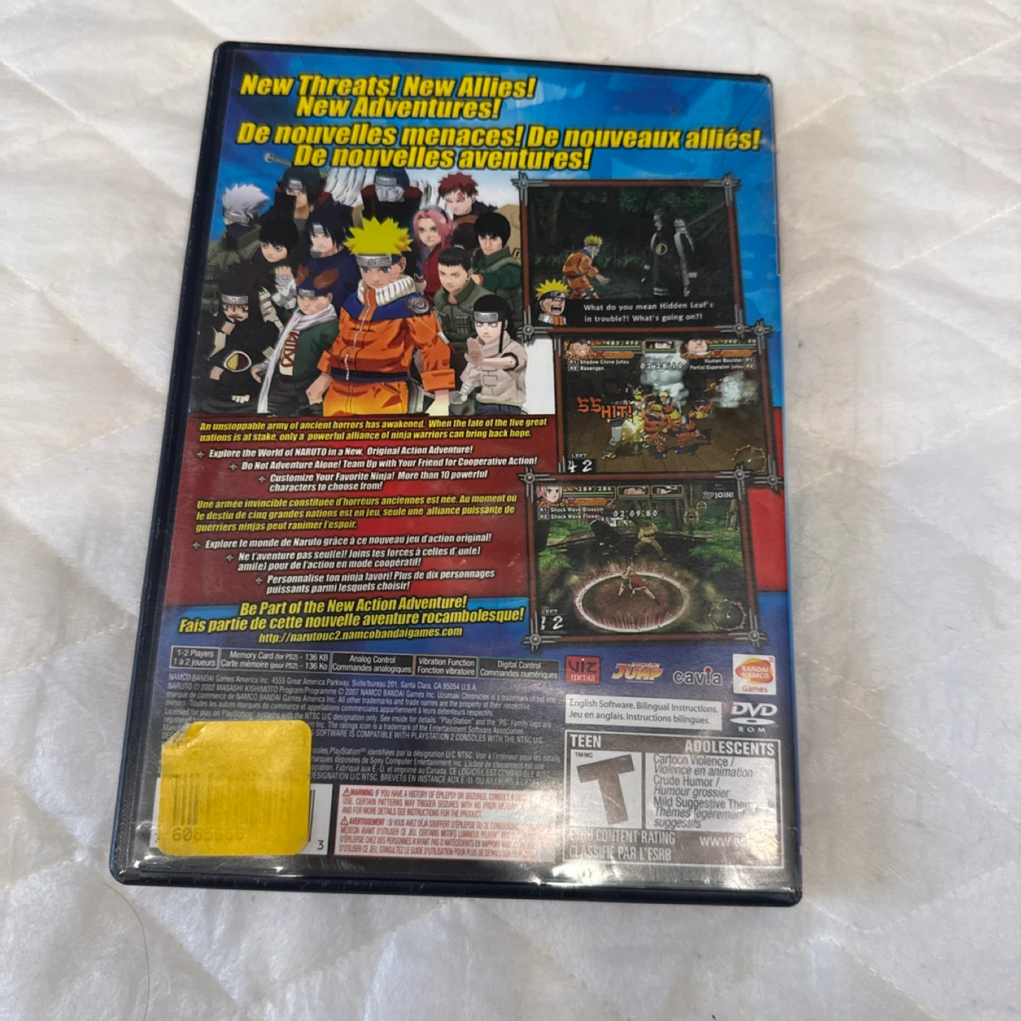 Naruto: Uzumaki Chronicles 2 PlayStation 2 Game - photo 3